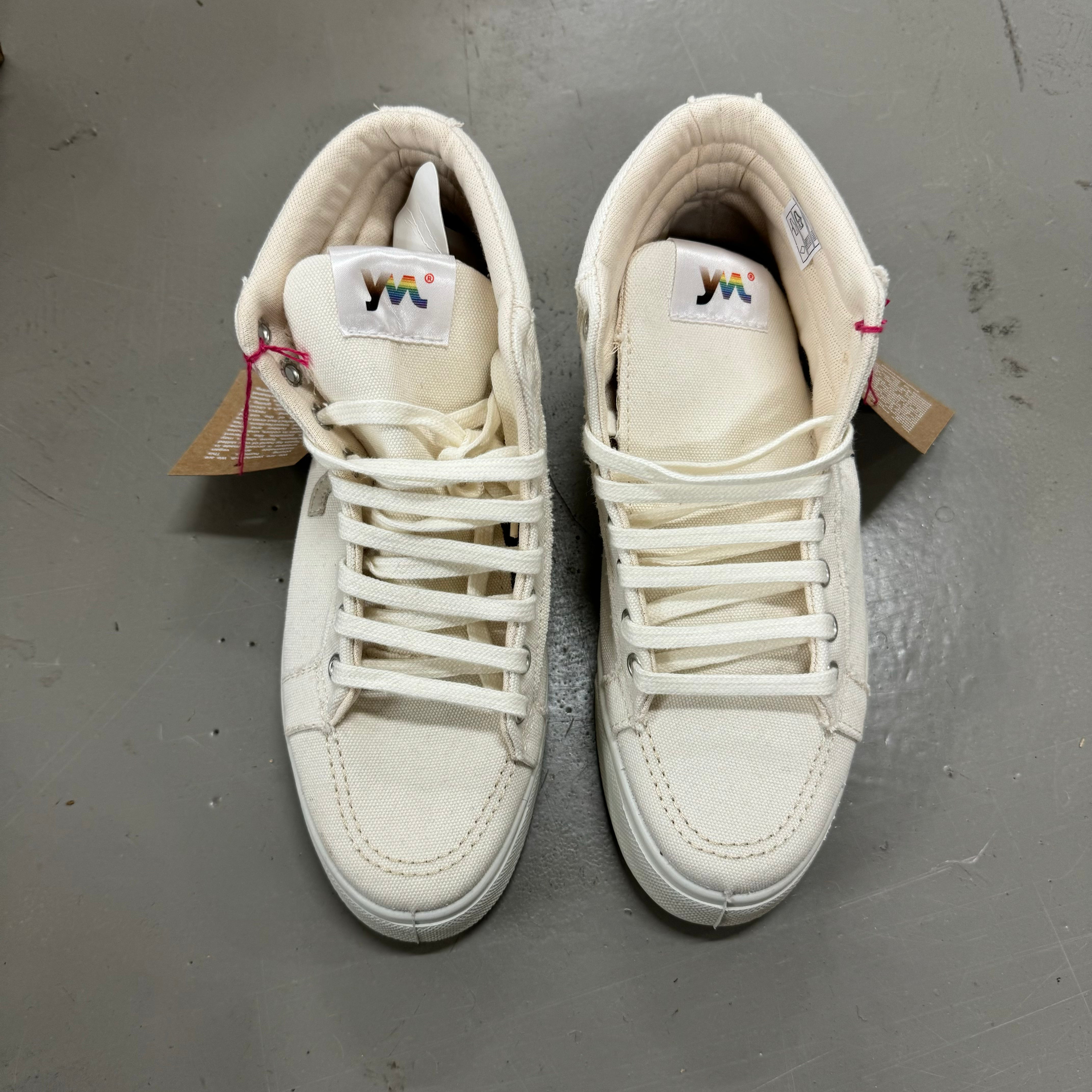 Youmans Unisex Canvas Sneaker "Manatee" 38 Weiß