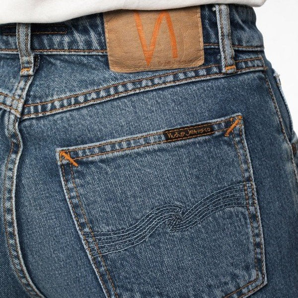 Nudie Jeans Jeans "Straight Sally Indigo Autumn"