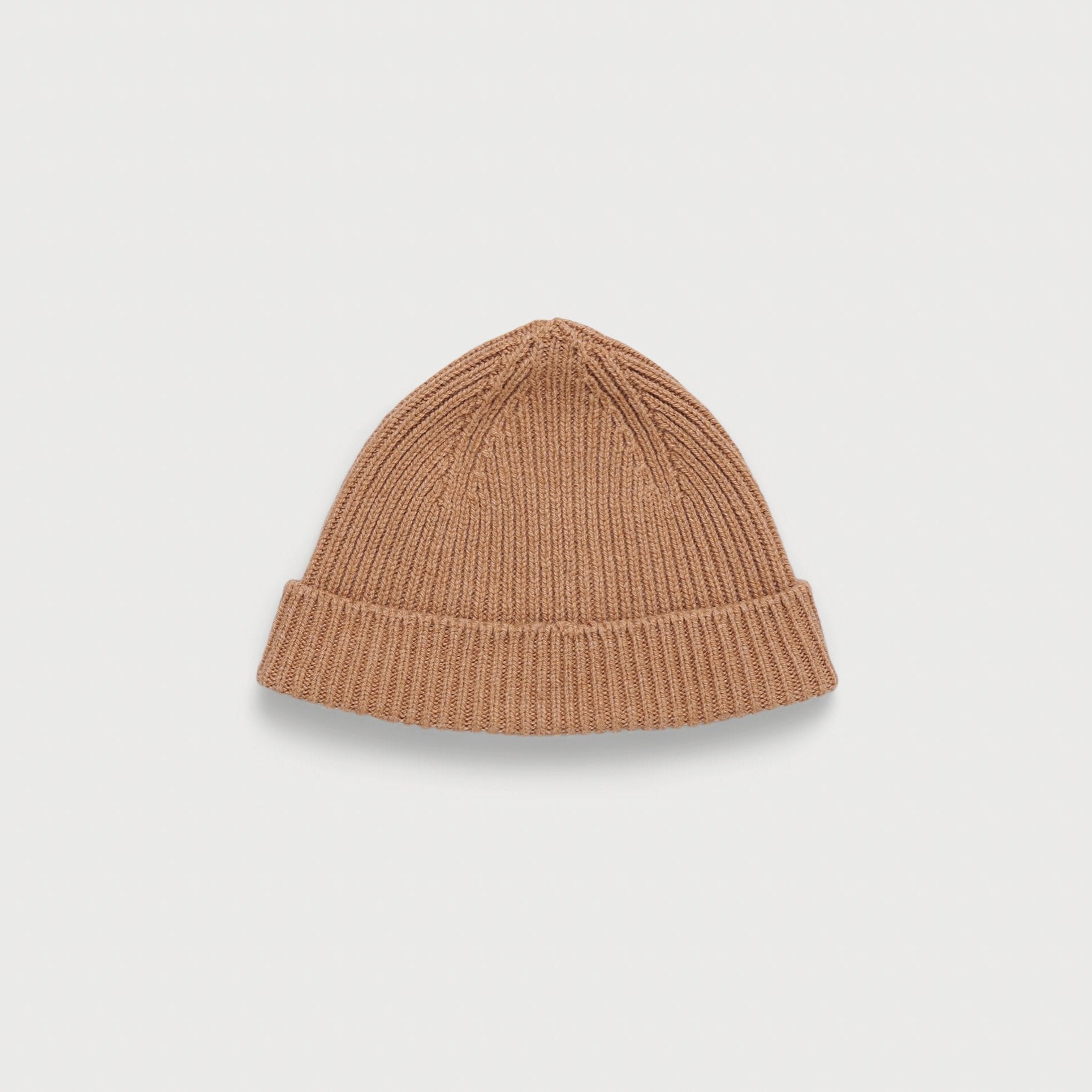 Organic Basics Recycled Cashmere Beanie Camel