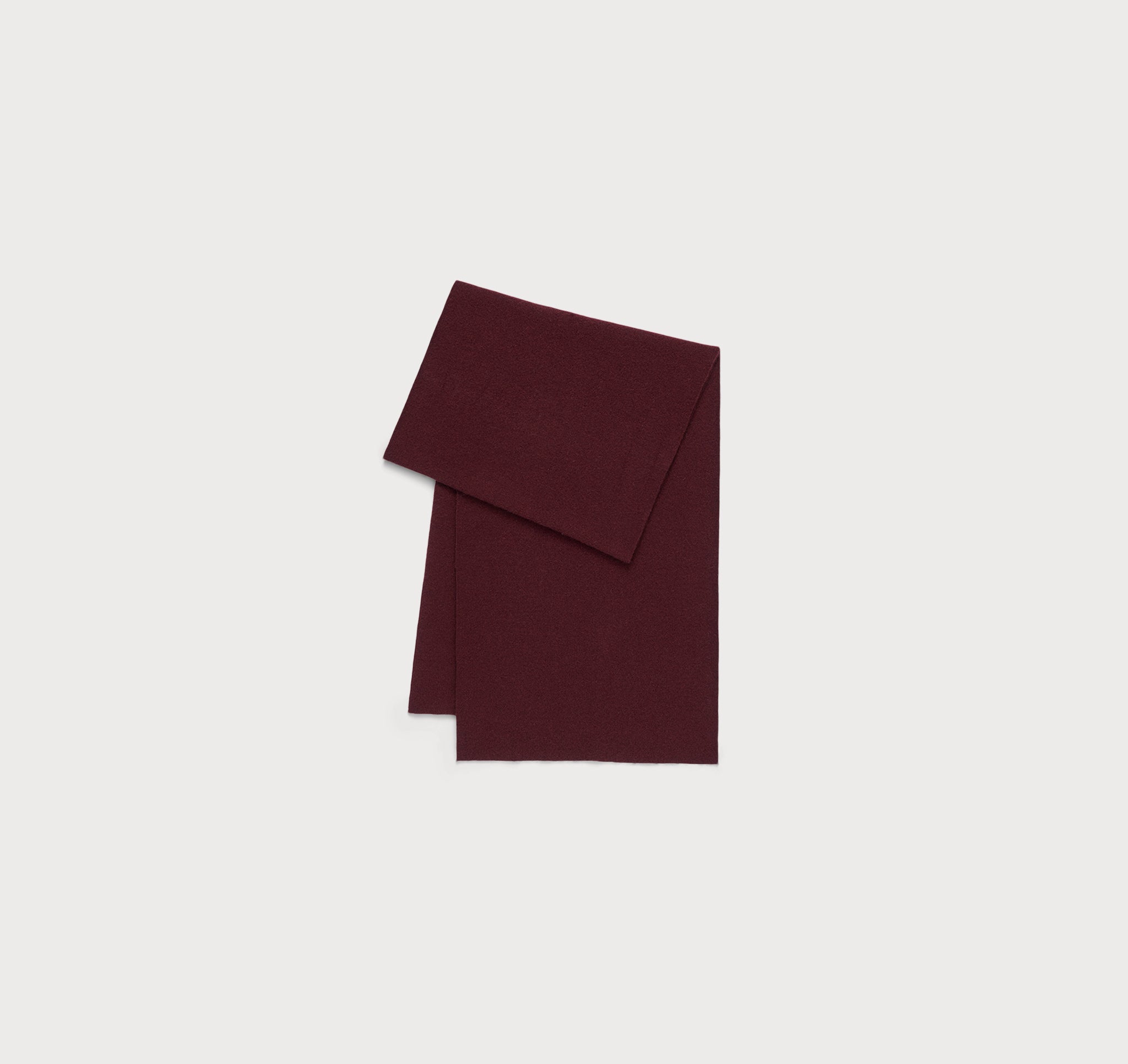 Organic Basics Recycled Cashmere Scarf Burgundy
