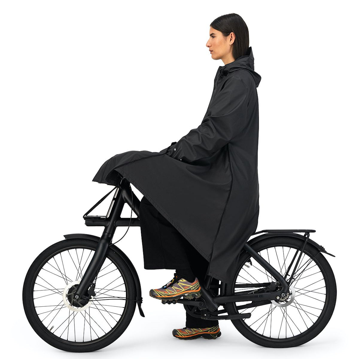 Maium Veganer Regenmantel "Original" Schwarz (Black)