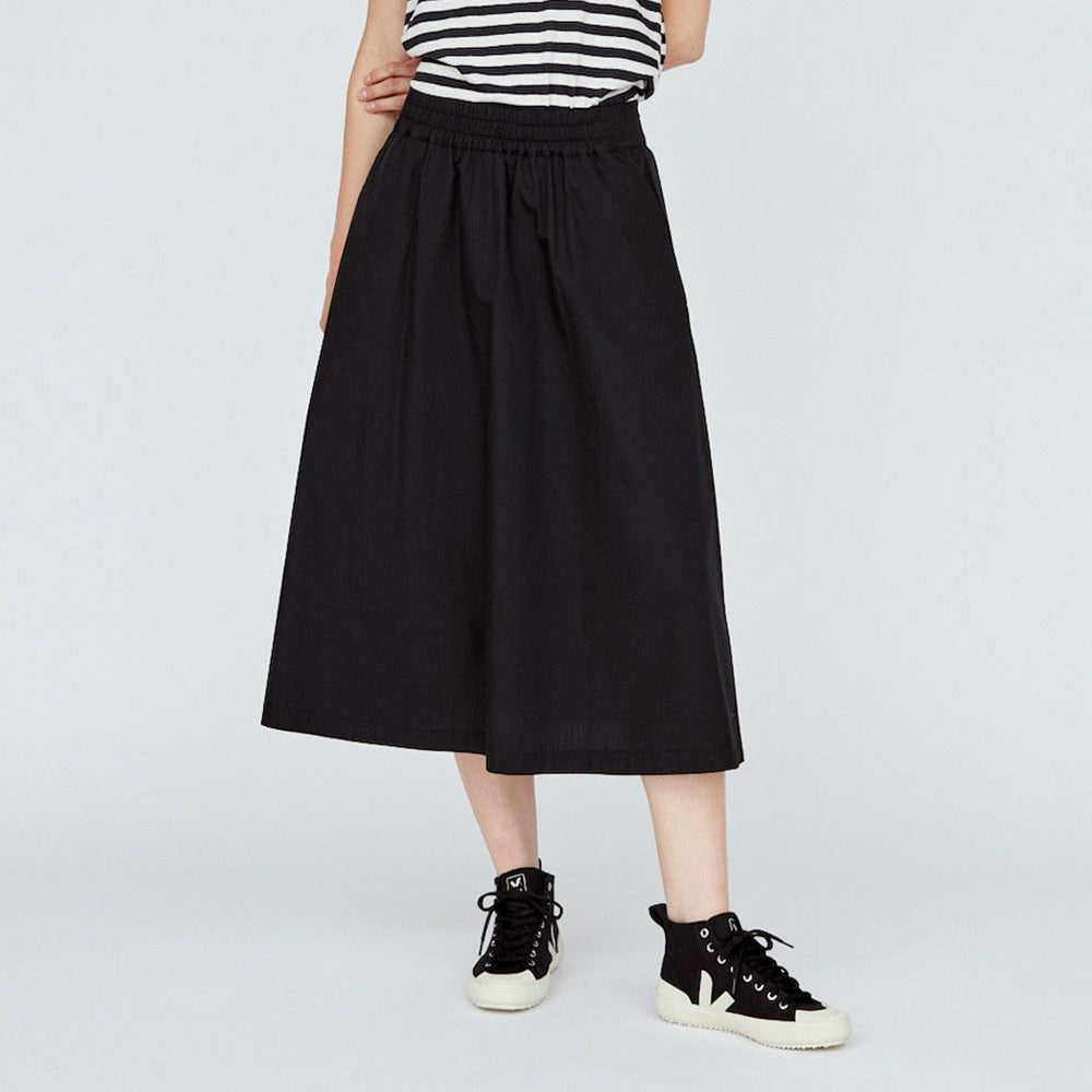 Basic Apparel Midi Rock "Tilde" XS Schwarz (black)