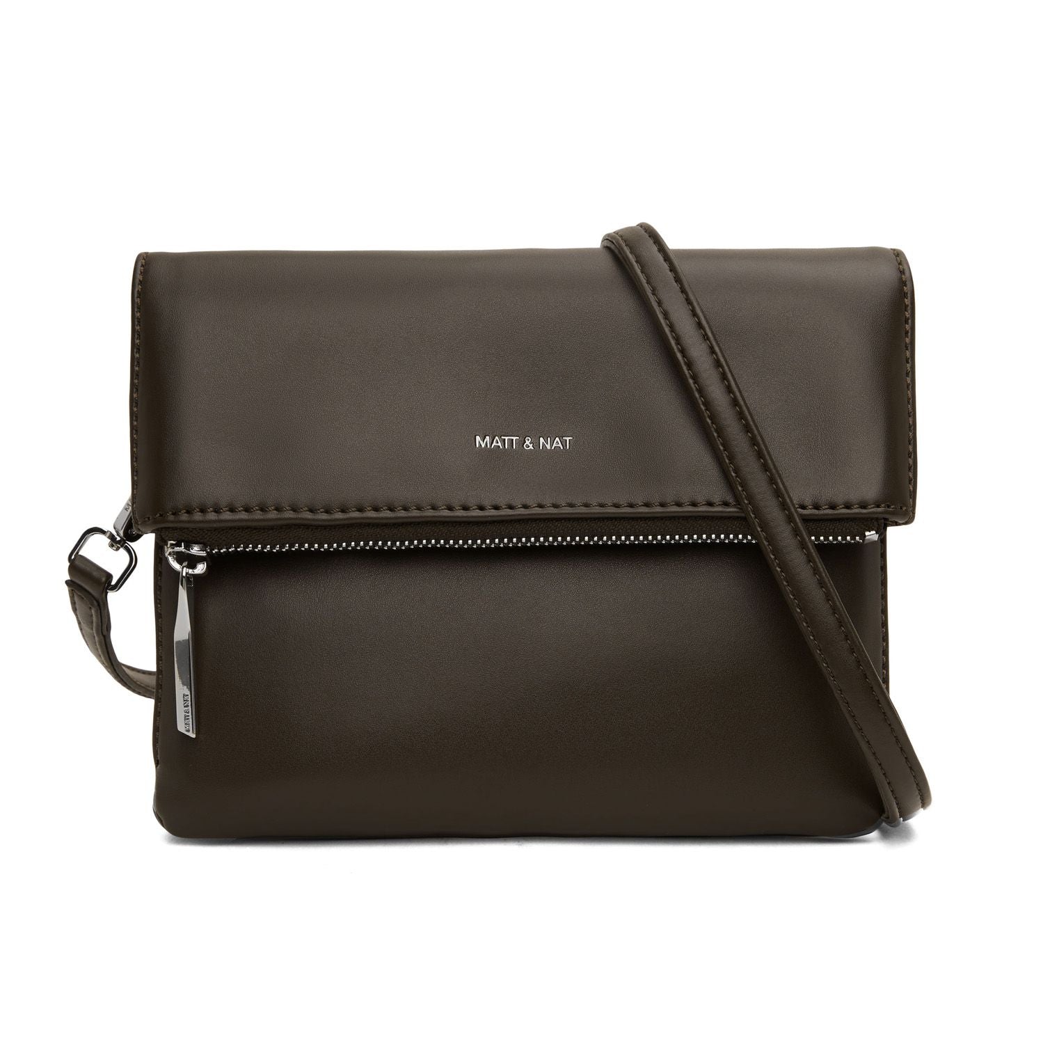 Matt & Nat Vegane Umhängetasche "Hiley Sol" One size Braun (Espresso)