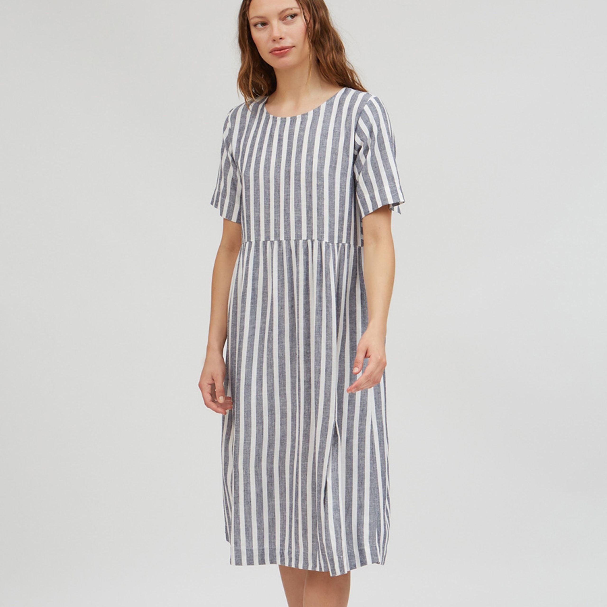 SUITE13LAB Stripped Dress "MURAT" Mehrfarbig (Blue Stripes)