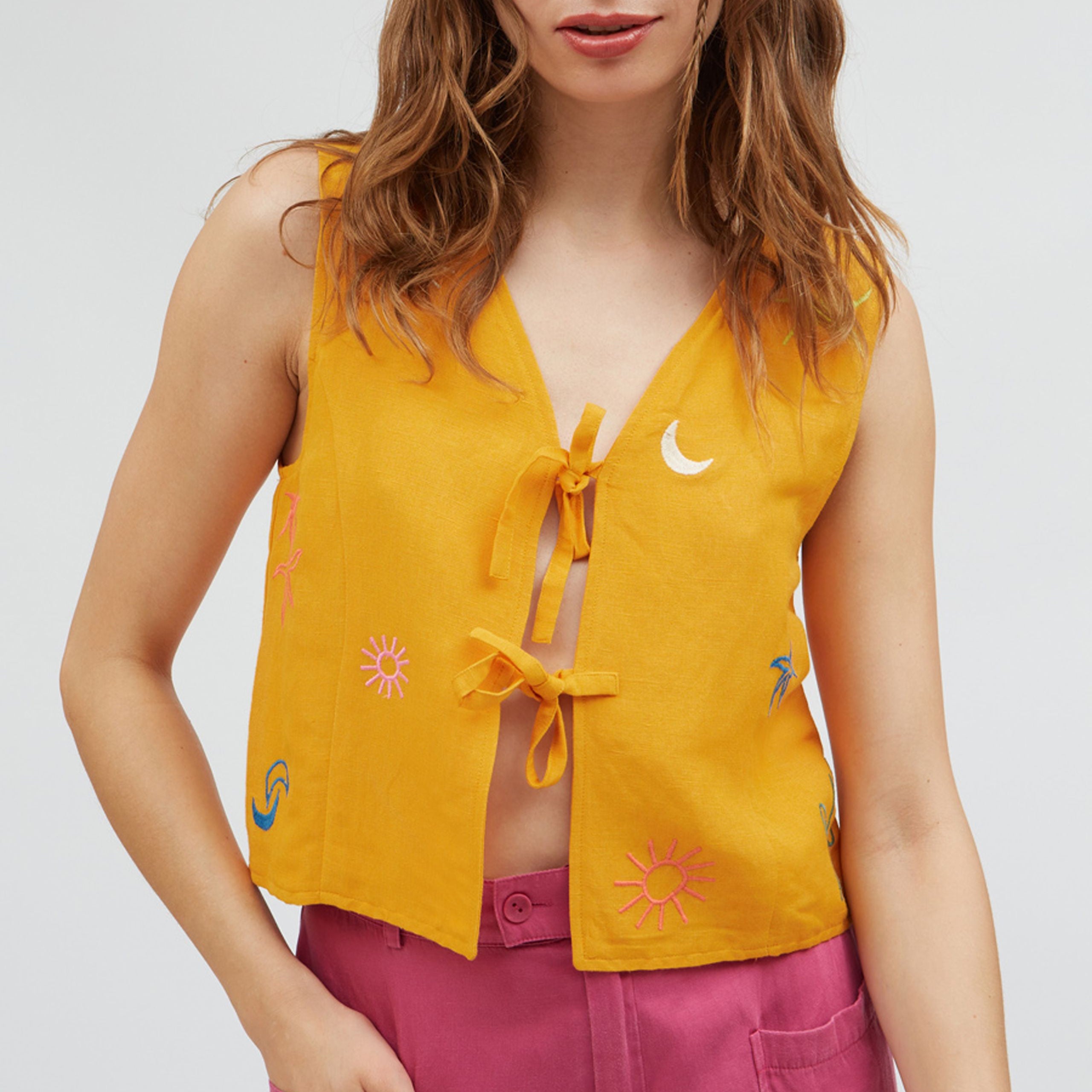SUITE13LAB Veste "LOIRA" Gelb (Sun)