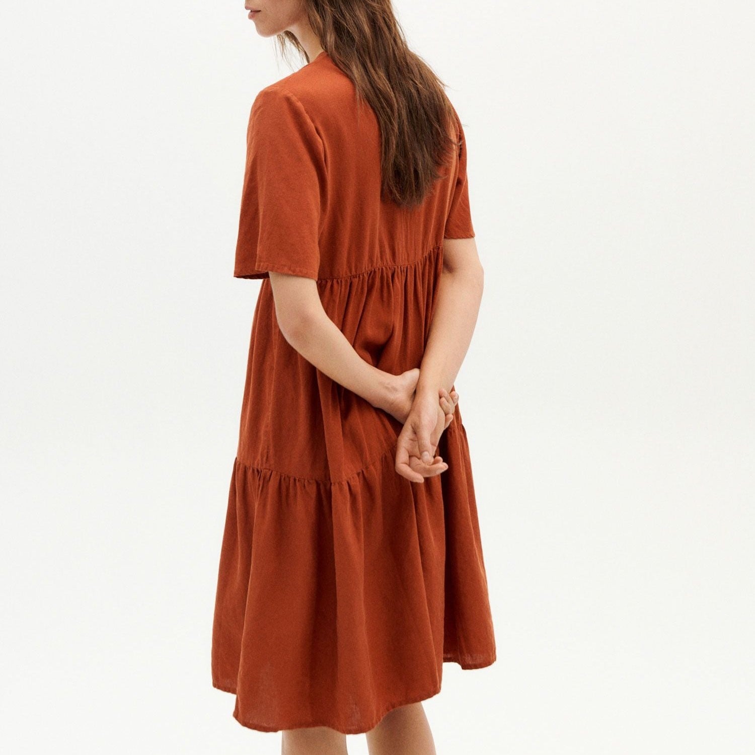 Thinking Mu Hanfkleid "Fresia" XL Rot (Clay Red)