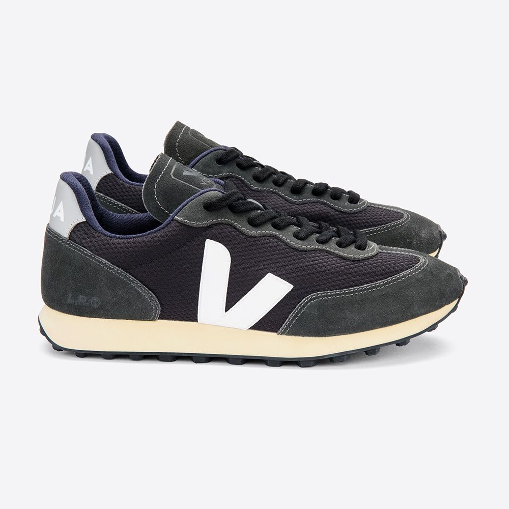VEJA Sneaker Herren "RIO BRANCO ALVMSH" Black White Oxford Grey