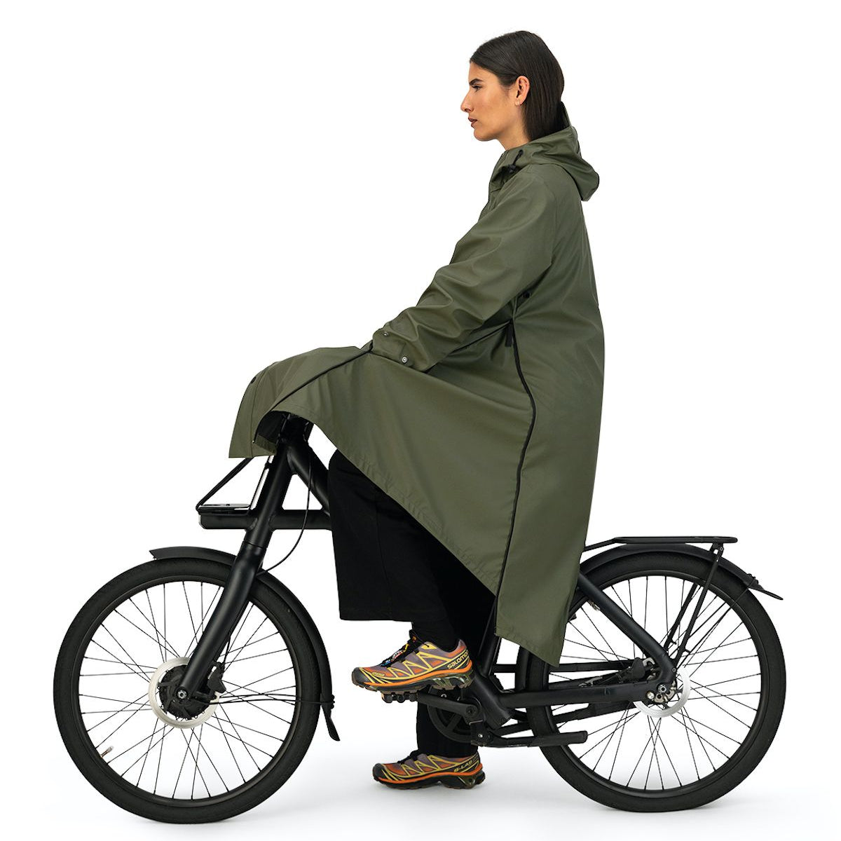 Maium Veganer Regenmantel "Original" XL Grün (Army Green)