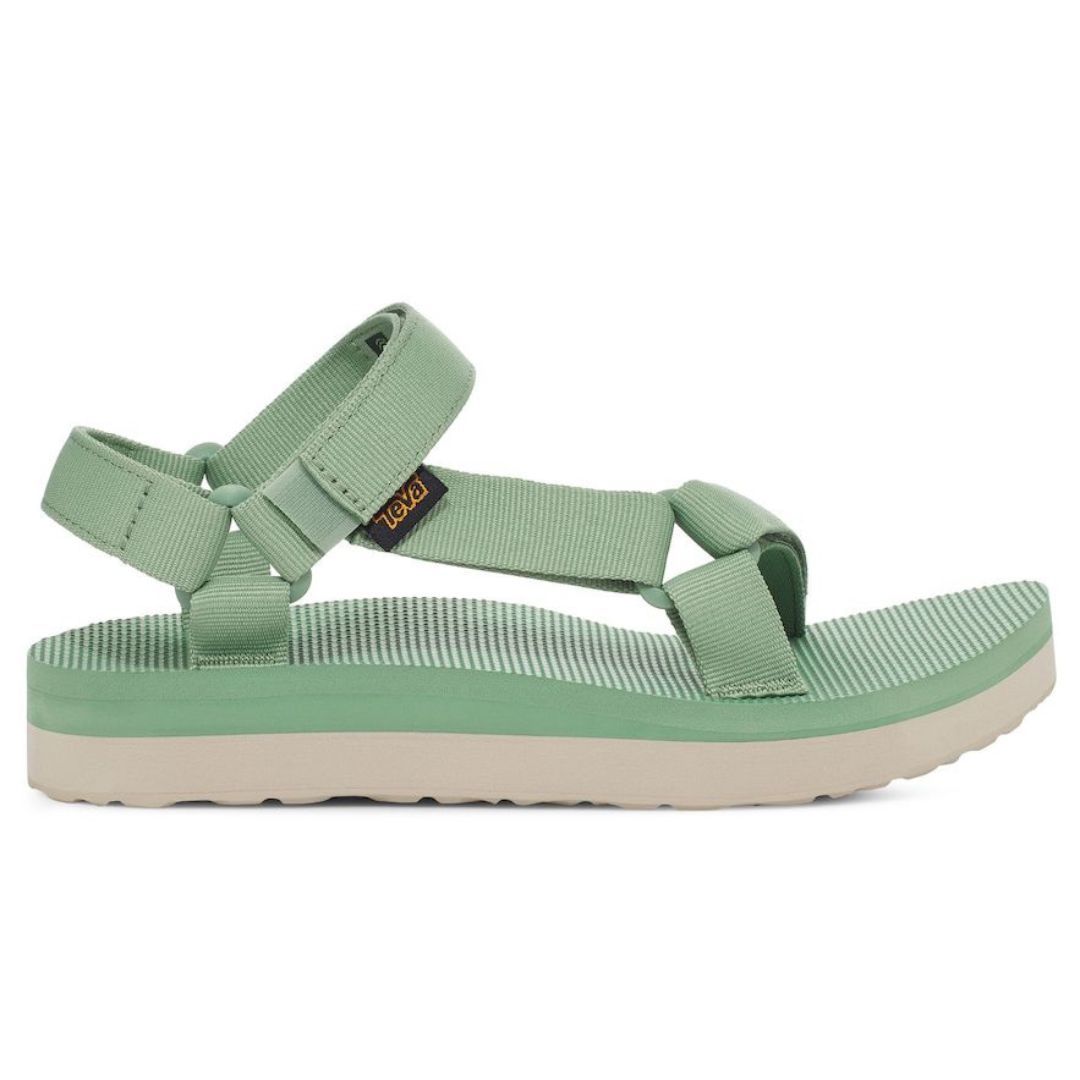 TEVA Vegane Damen Plateau Sandalen "Midform Universal" 36 Grün (Basil)