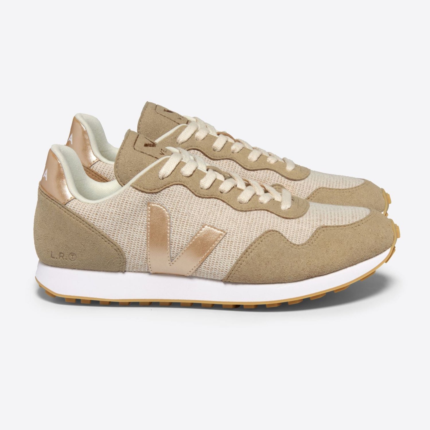 VEJA Vegane Damen Sneaker "SDU J-MESH" Natur (Natural Platine)