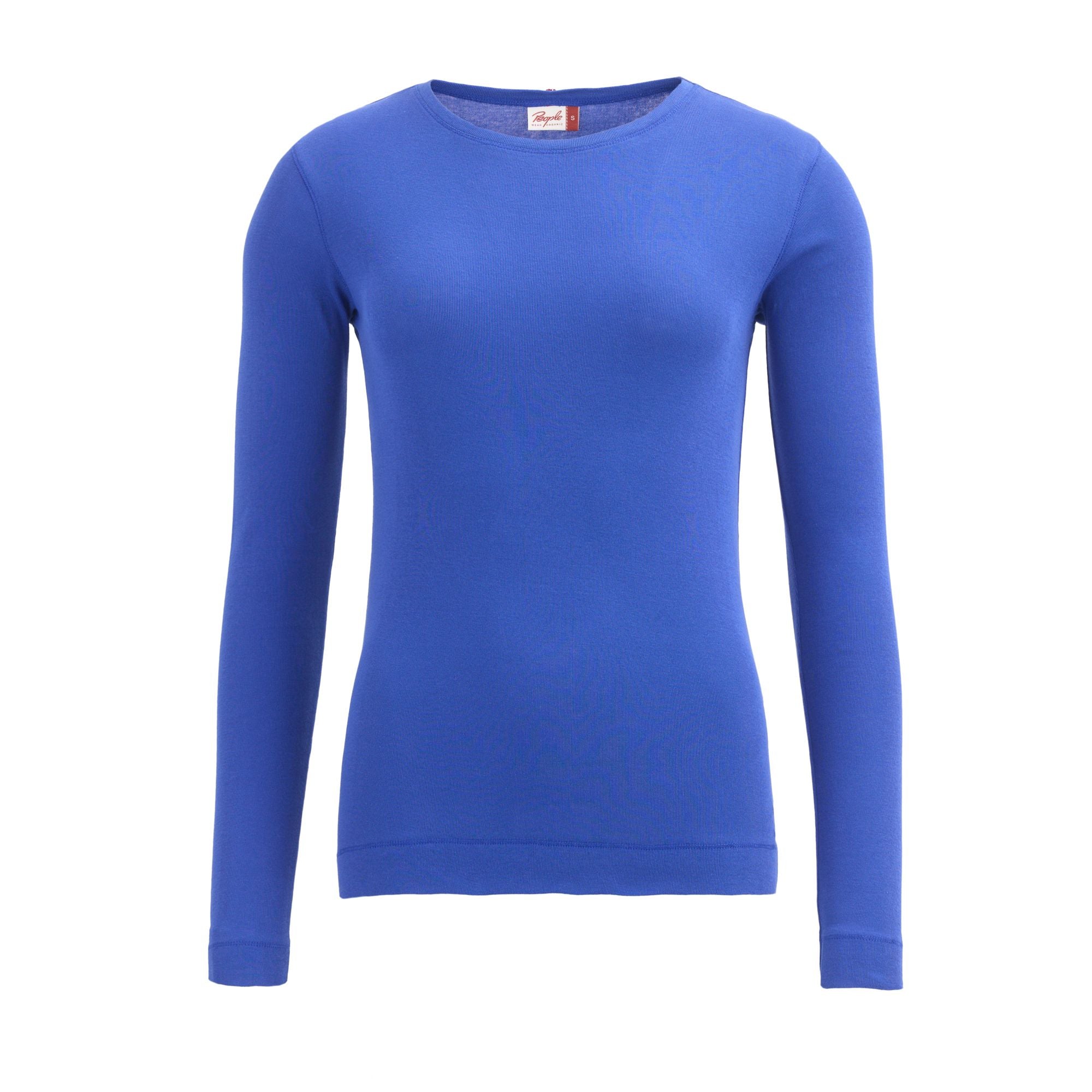 People Wear Organic Langarmshirt Royalblau