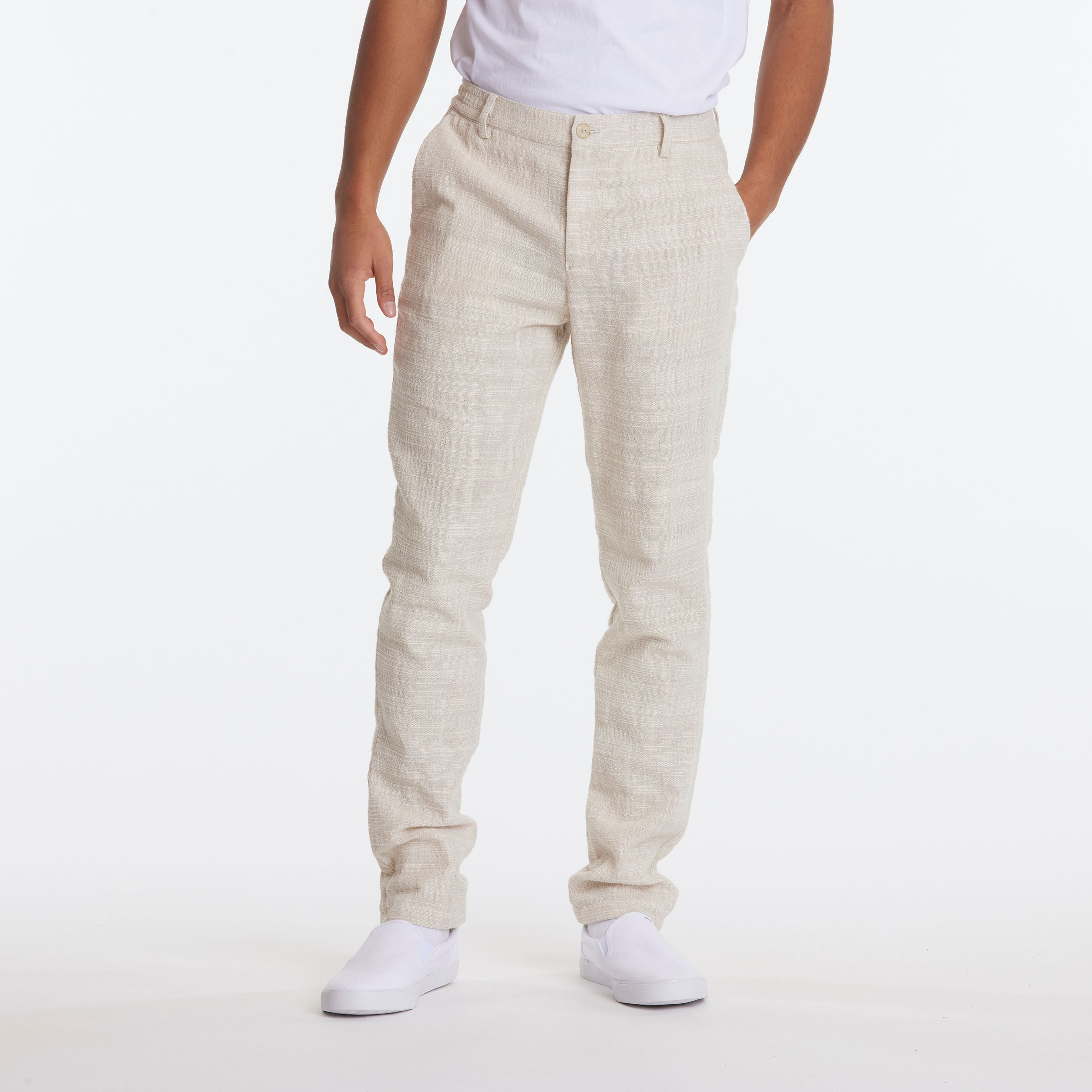 By Garment Makers Stoffhose "Gilbert" XL Natur (Ecru)