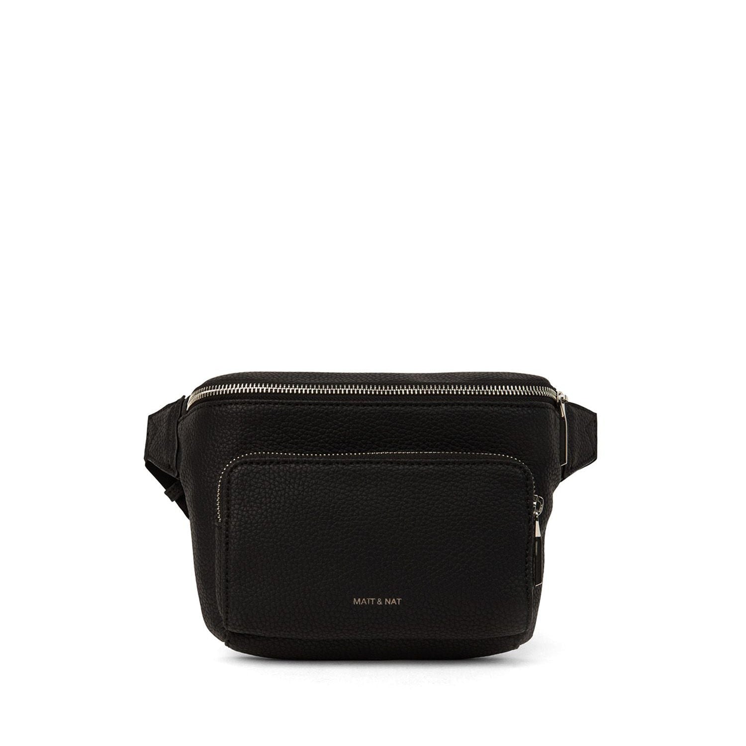 Matt & Nat Vegane Gürteltasche "Kora Purity" One size Schwarz (Black)