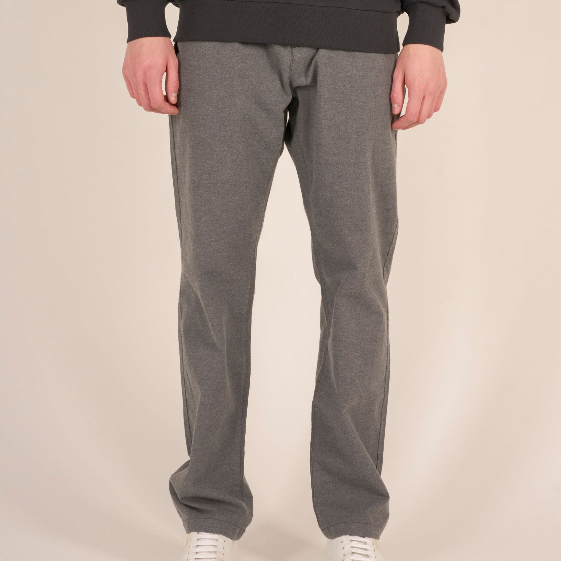 KnowledgeCotton Apparel Flanell Hose XXL Grau (Dark Grey Melange)