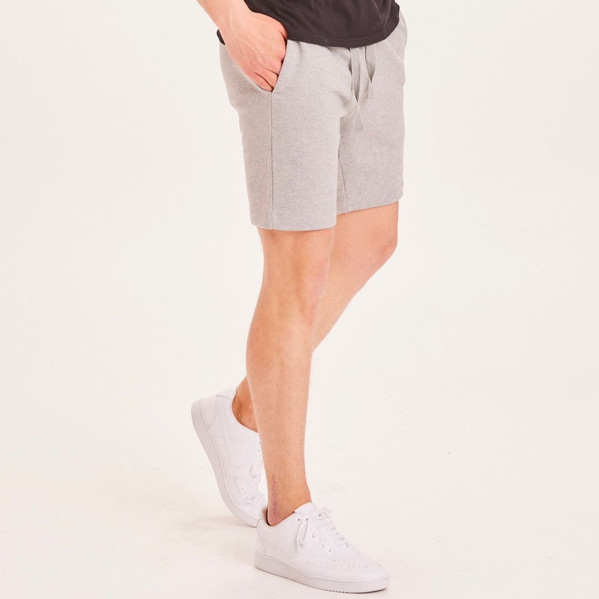 KnowledgeCotton Apparel Sweatshorts "TEAK" XXL Grau (Grey Melange)