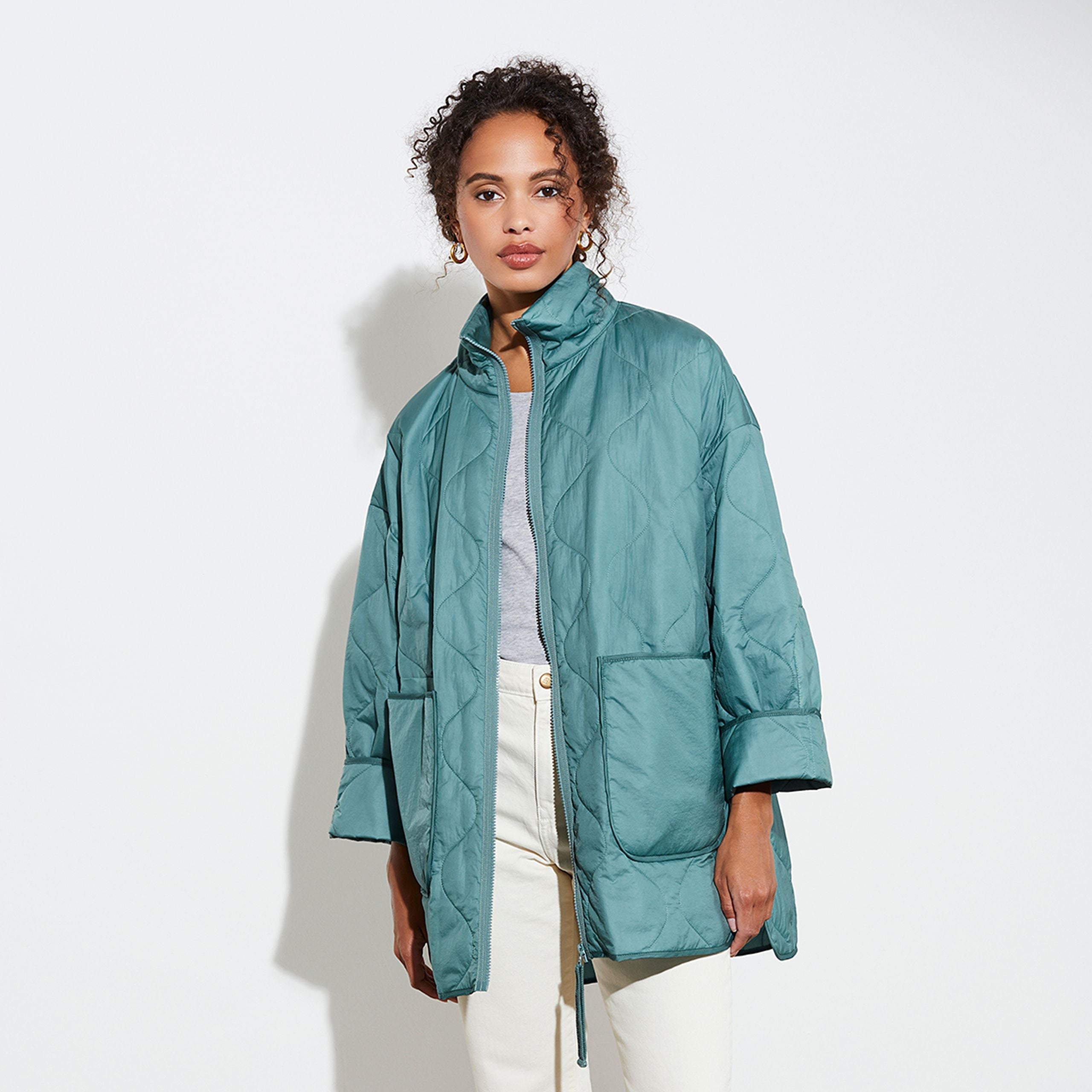 LangerChen Jacke "Pecton" Blau (Agave)