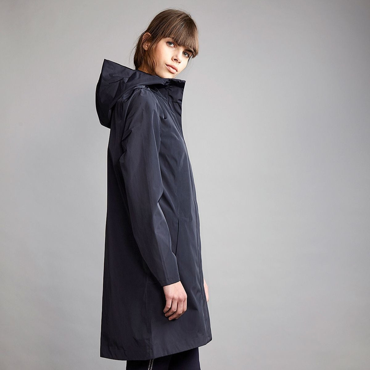 LangerChen Mantel "Risana" Blau (Navy)