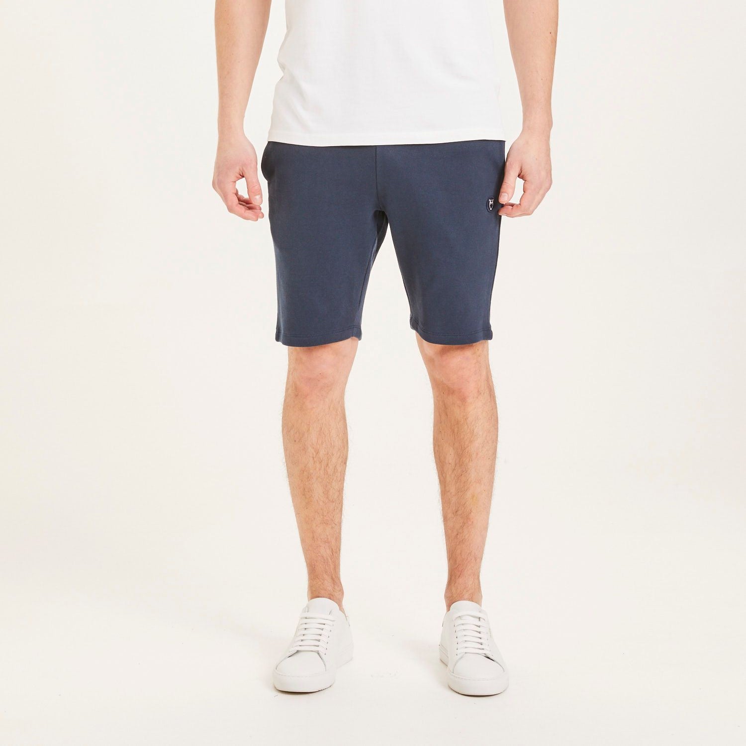 KnowledgeCotton Apparel Sweatshorts "TEAK" XXL Blau (Total Eclipse)