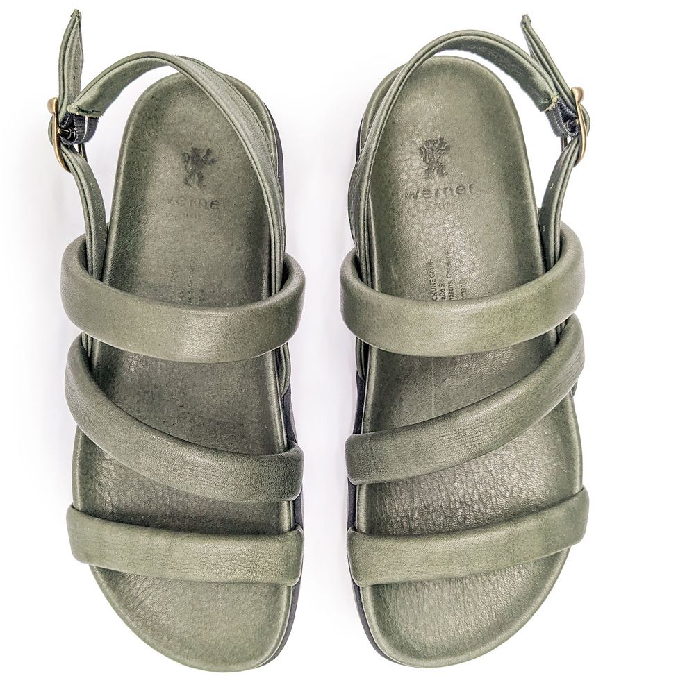 Werner 1911 Sandalen "Blattbegonie" Grün
