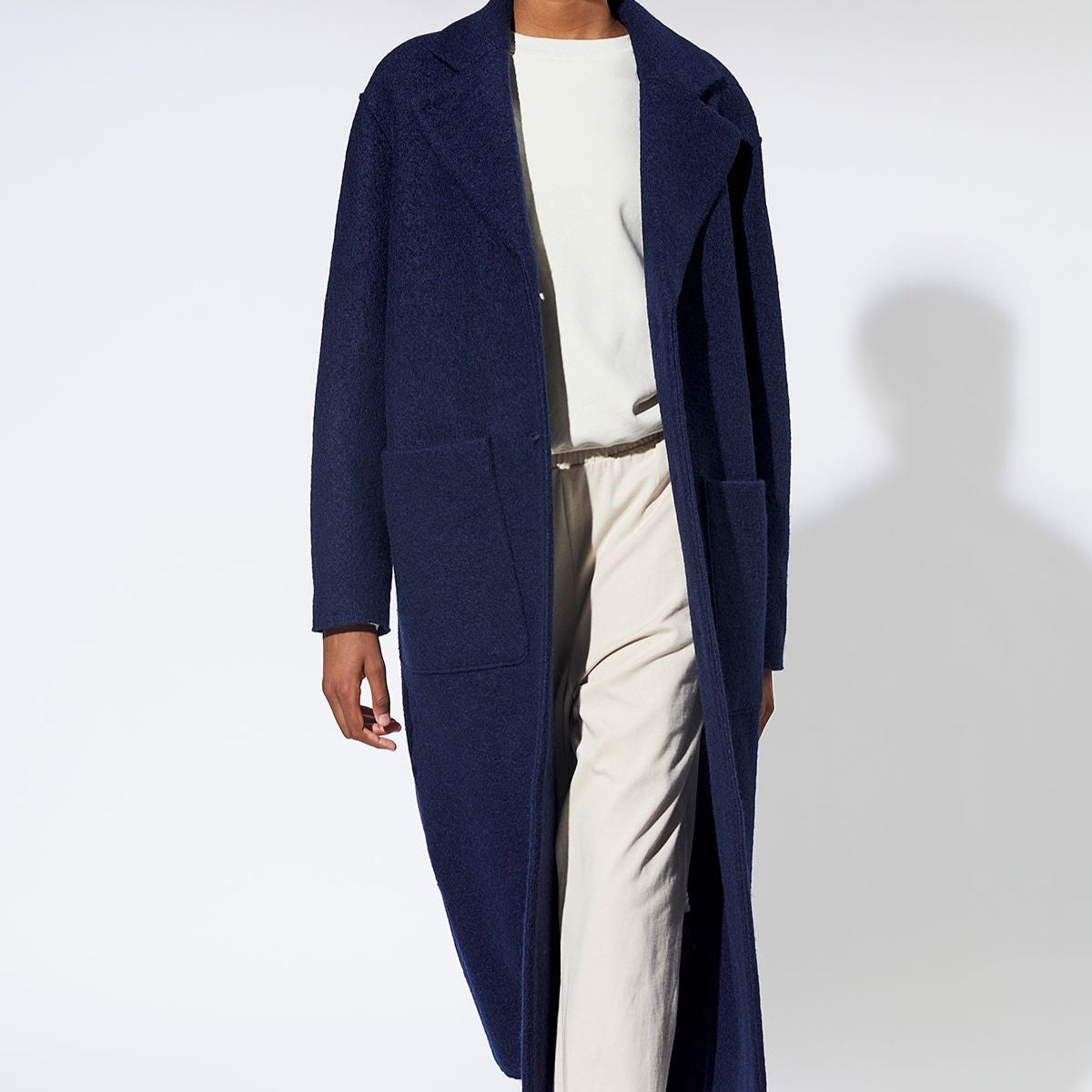 LangerChen Mantel "Carran" L Blau (Navy)