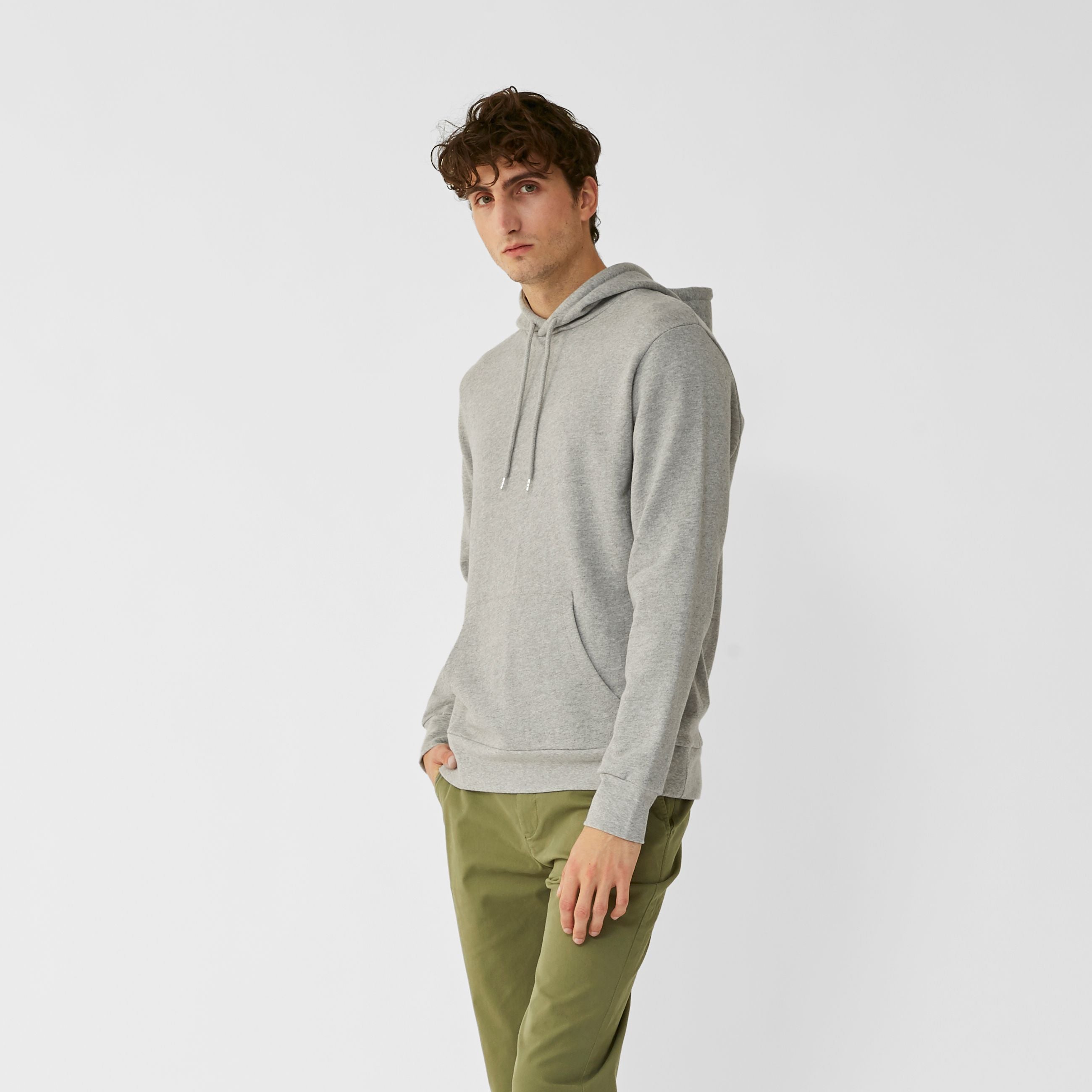 By Garment Makers Kapuzenpullover "Jones" XL Grau (light grey)