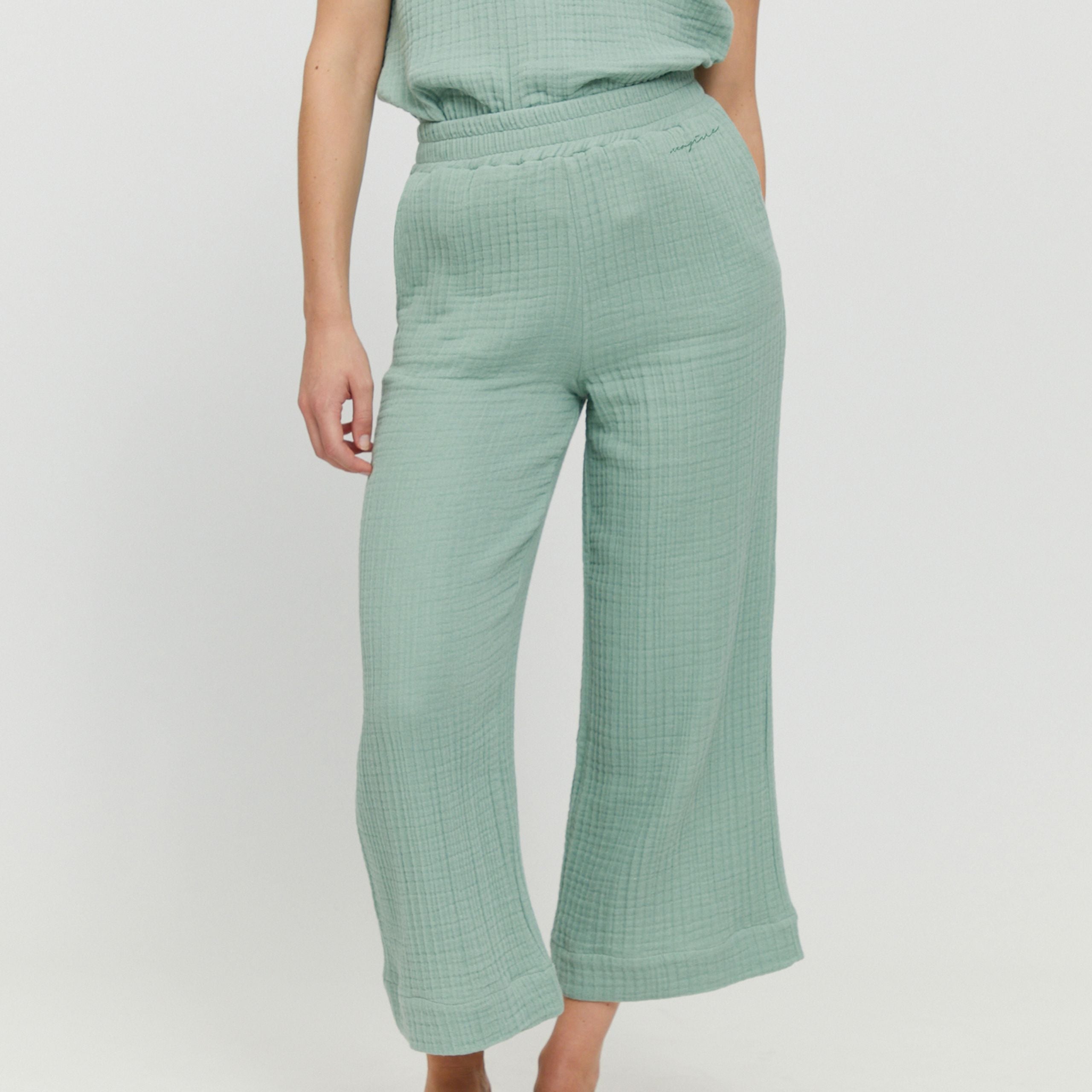 Mazine Pants "Donda" Grün (cobalt green)
