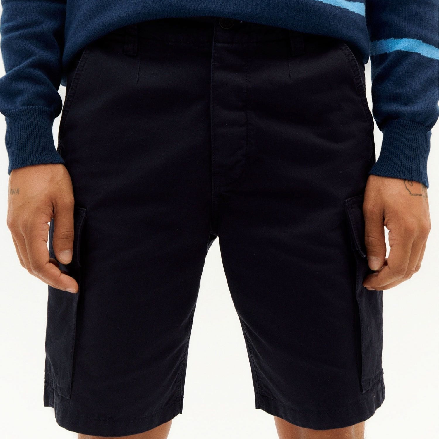 Thinking Mu Shorts "Diego" L (44) Blau (Navy)