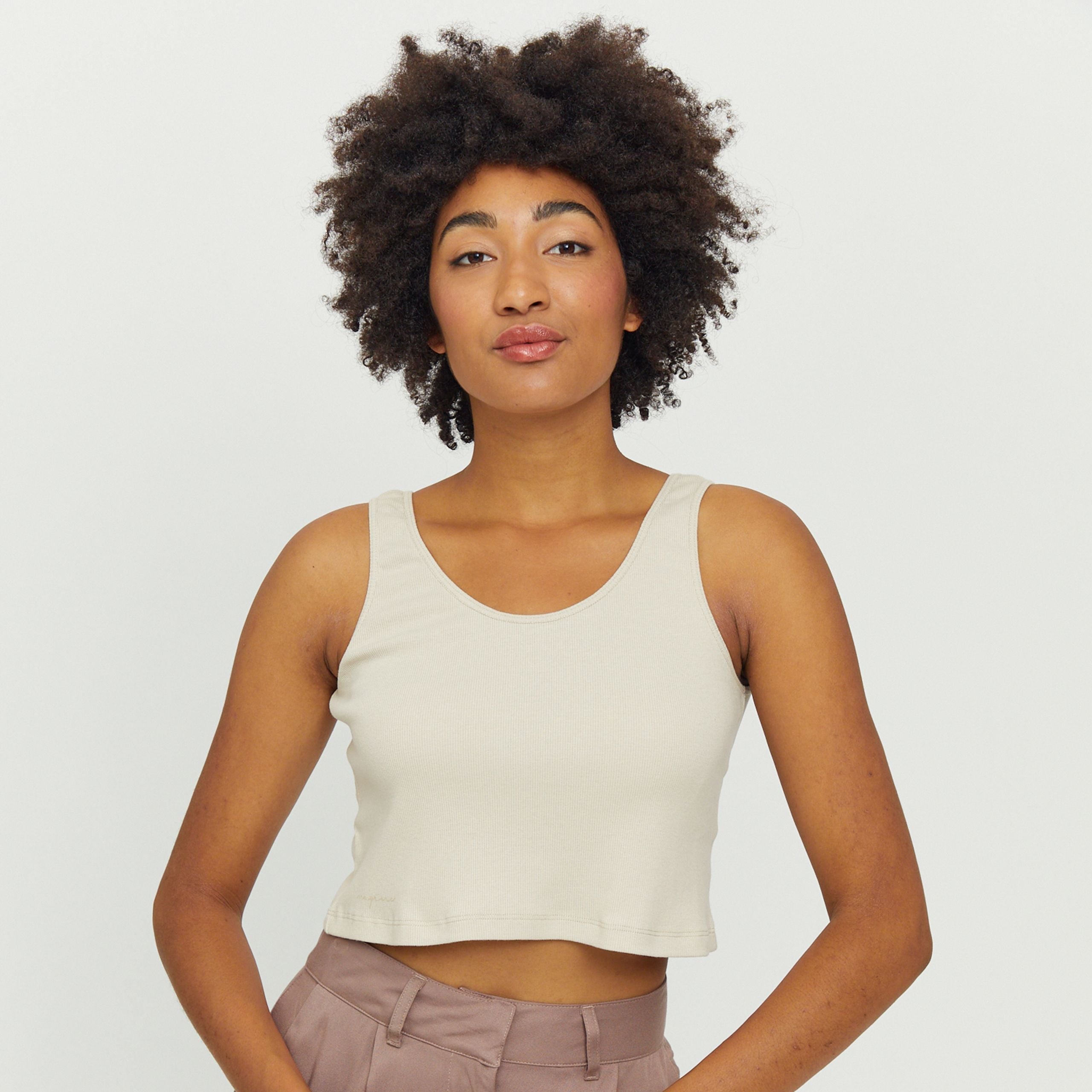 Mazine Top "Shaw" Natur (eggshell)