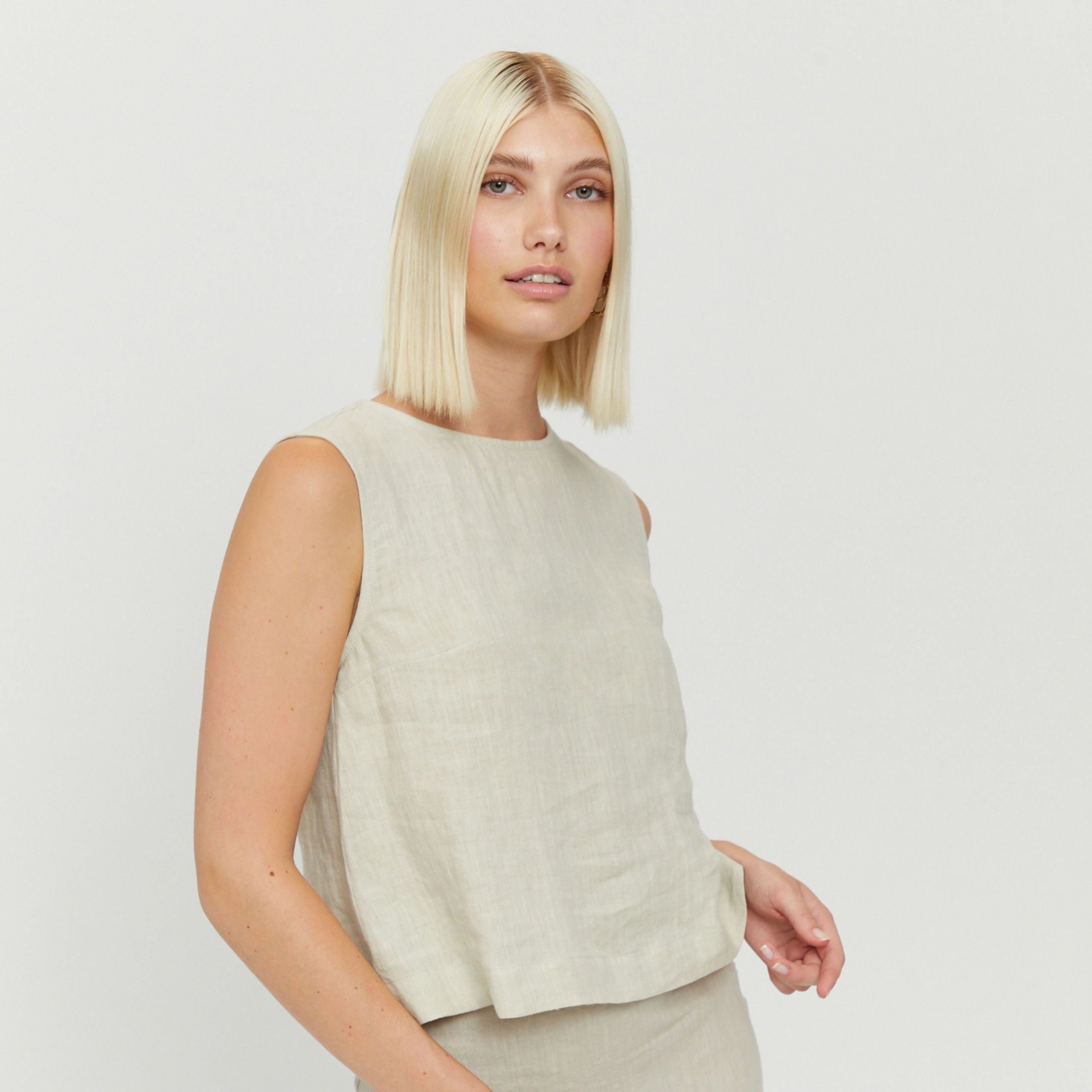 Mazine Top "Mena" M Natur (eggshell)