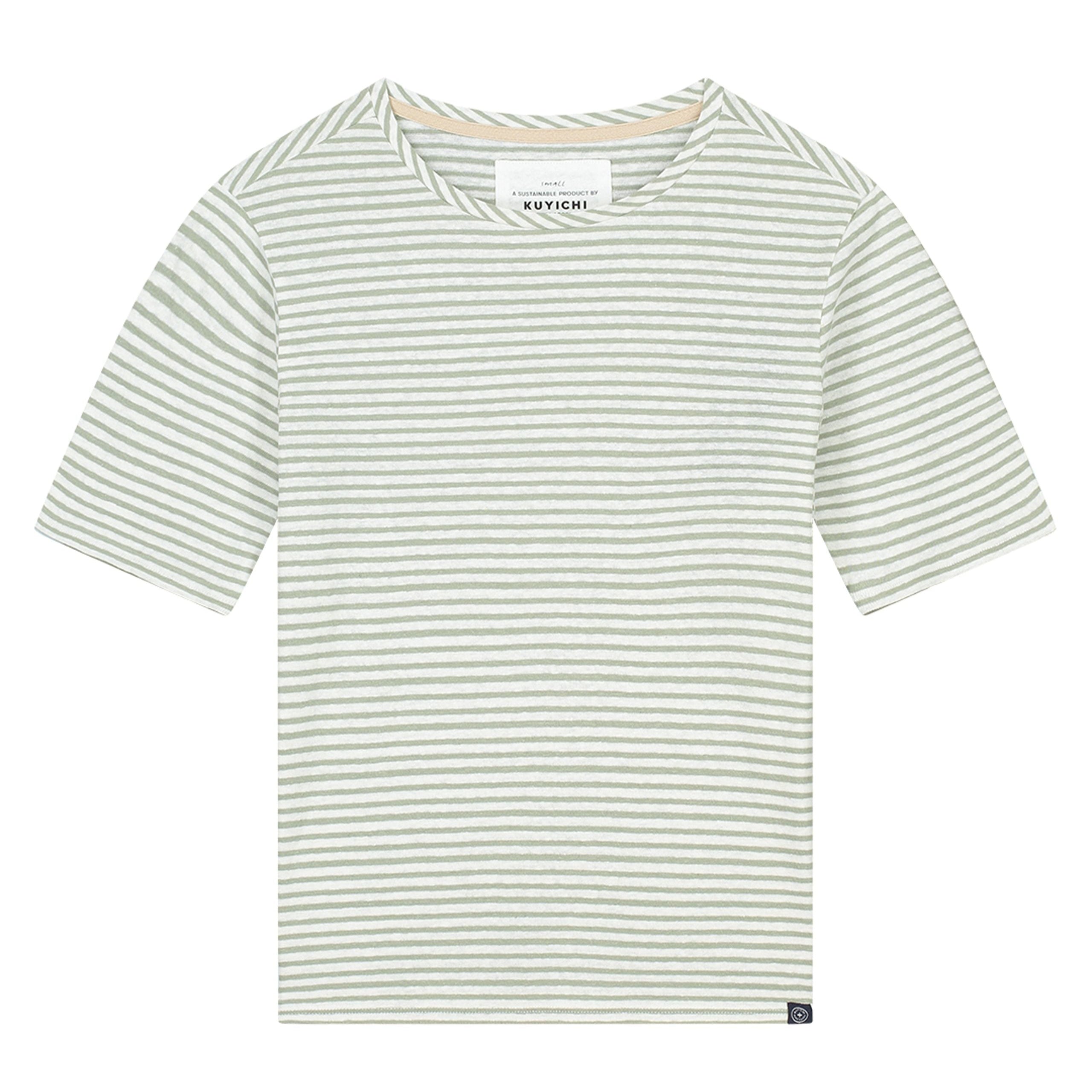 KUYICHI Striped T-Shirt "Olivia" L Grün