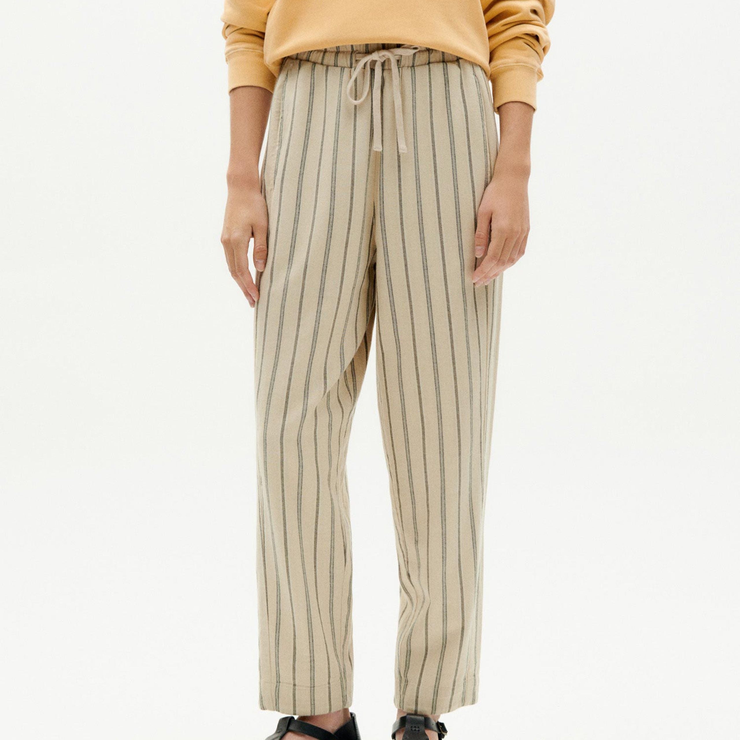 Thinking Mu Pants "ESTHER" Natur (Fog)