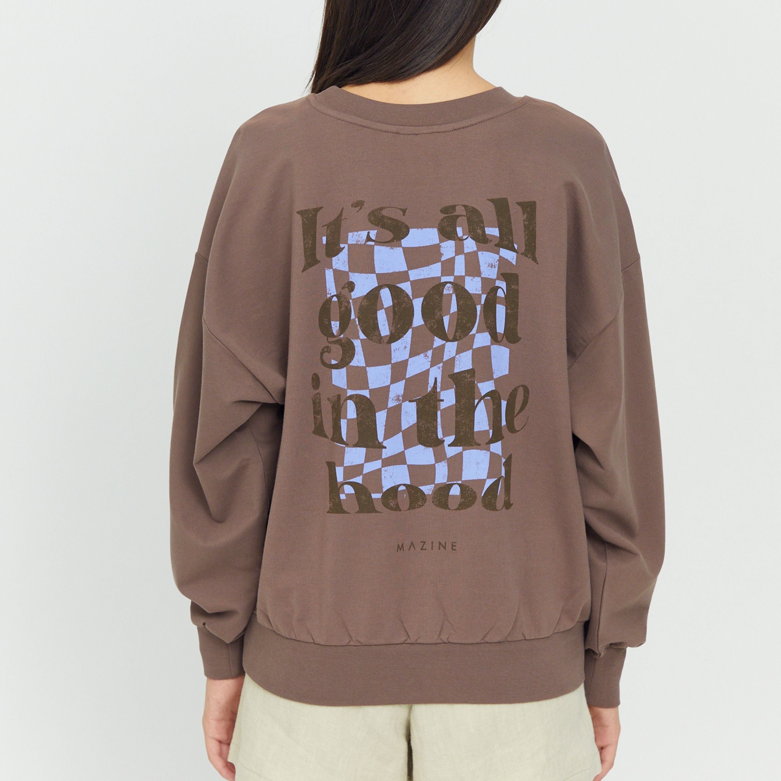 Mazine Sweater "Monica" Braun (deep taupe)