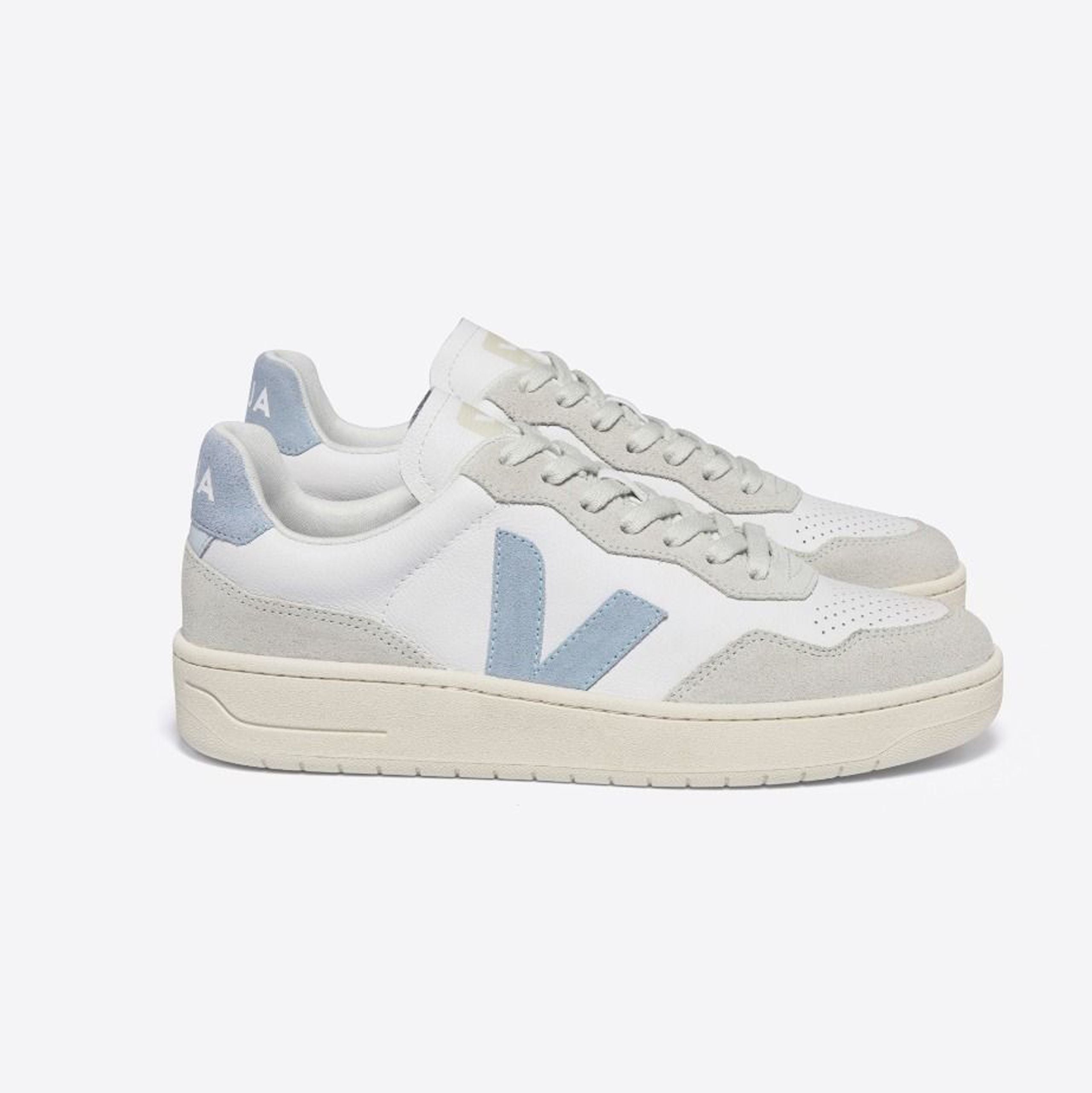 VEJA Damen Sneaker "V-90 O.T. " Weiß (Extra White Steel)