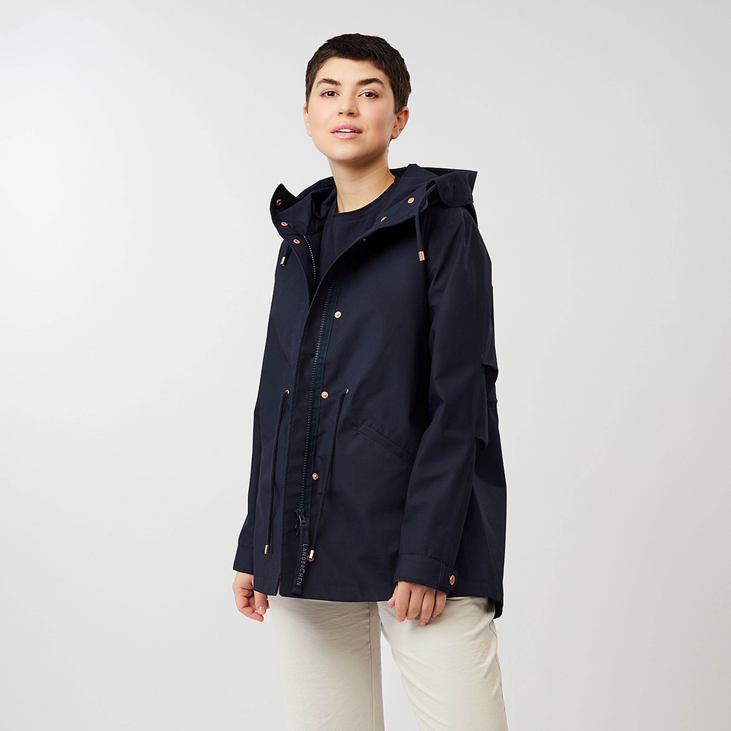 LangerChen Jacke "Lismore Short" S Blau (navy)