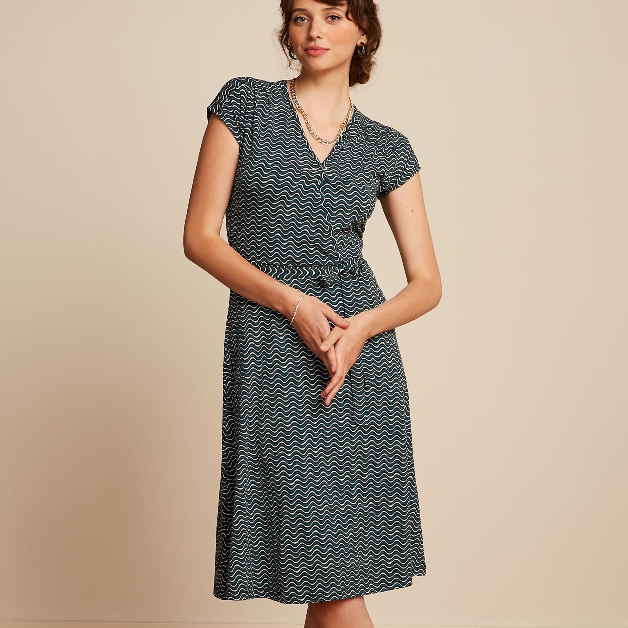 King Louie Dress "Clancy Abigail" Schwarz