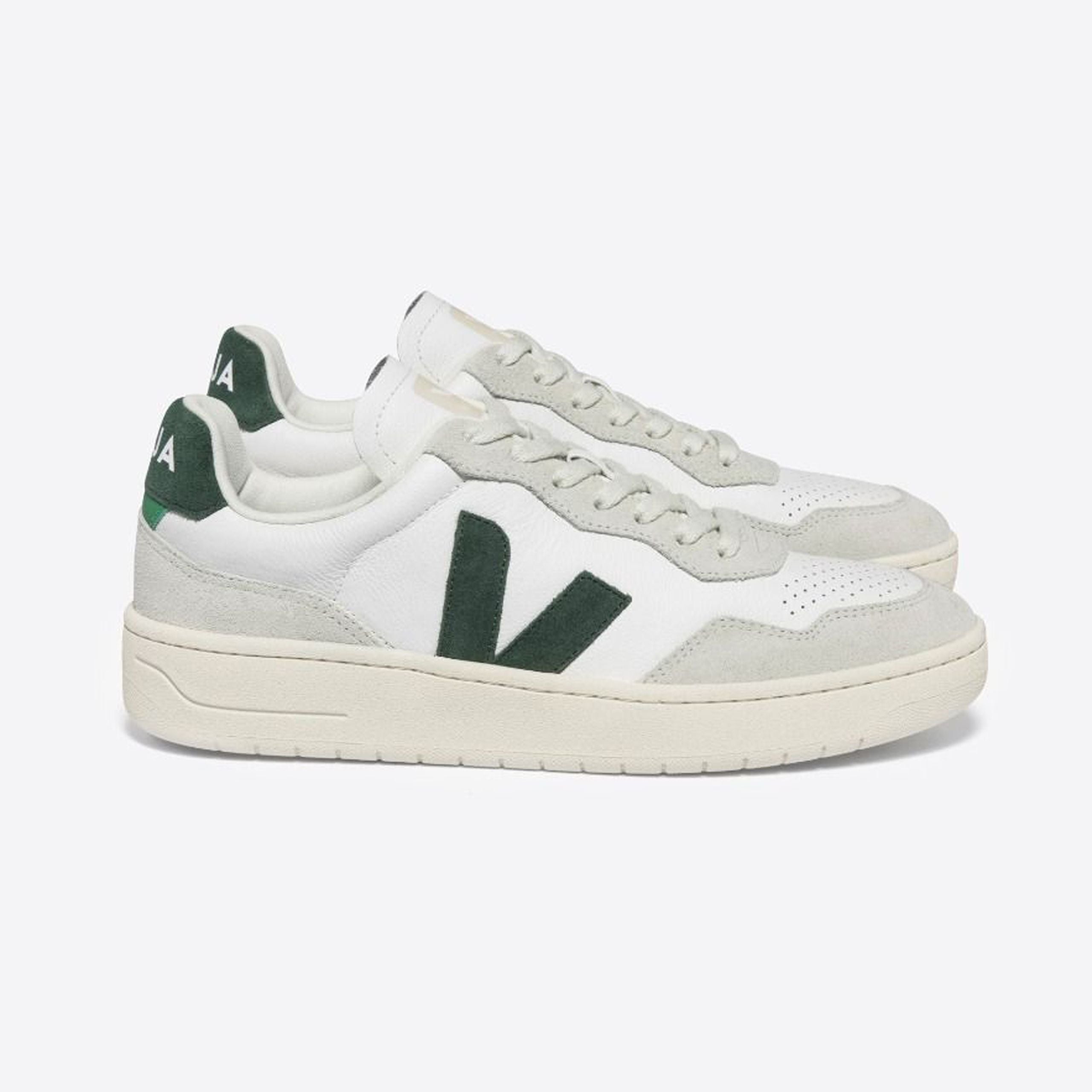 VEJA Damen Sneaker "V-90 O.T. " Weiß (Extra White Cyprus)