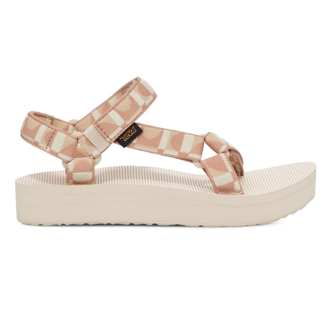 TEVA Vegane Damen Plateau Sandalen "Midform Universal" Mehrfarbig (Bounce Maple Sugar)