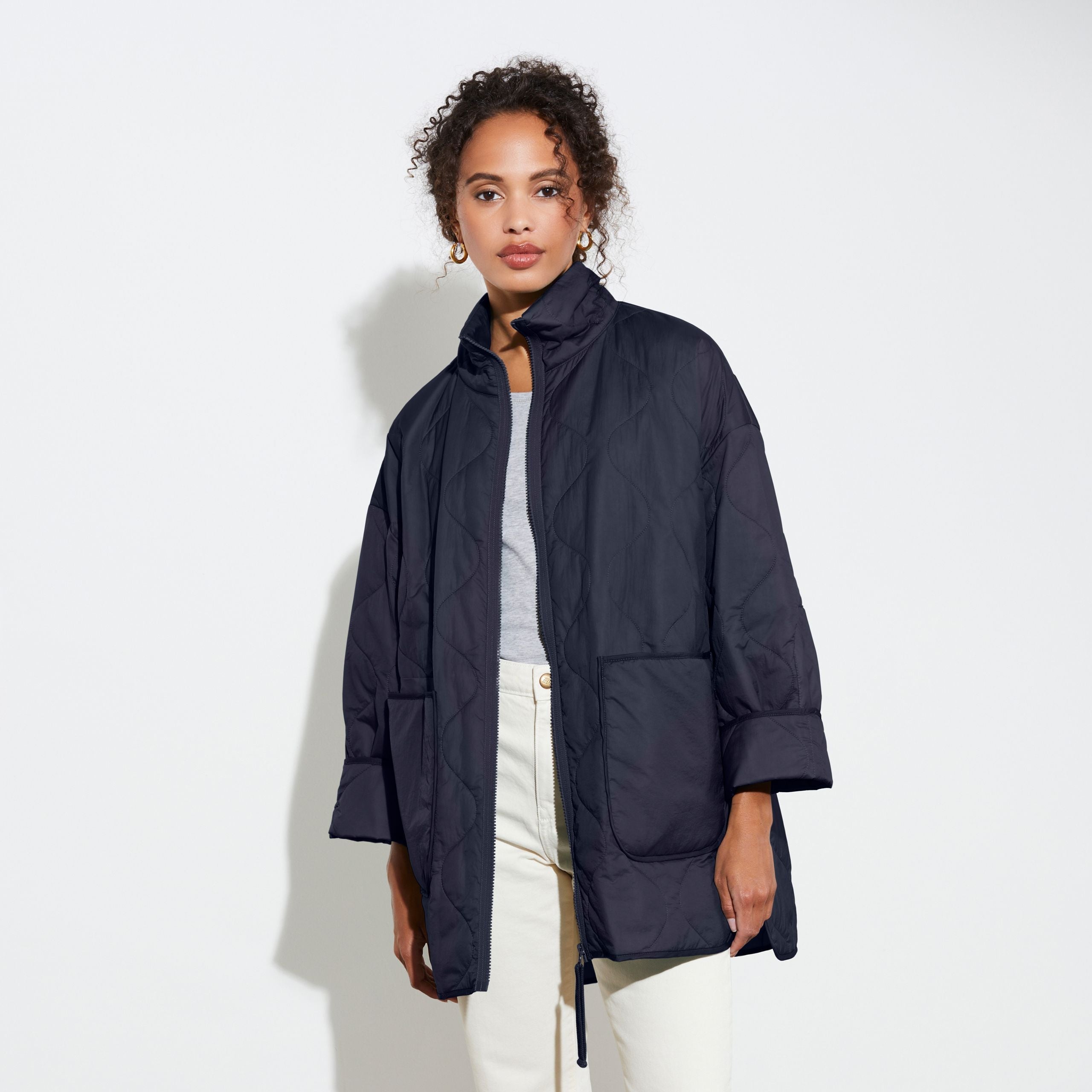 LangerChen Jacke "Pecton" M Blau (Navy)