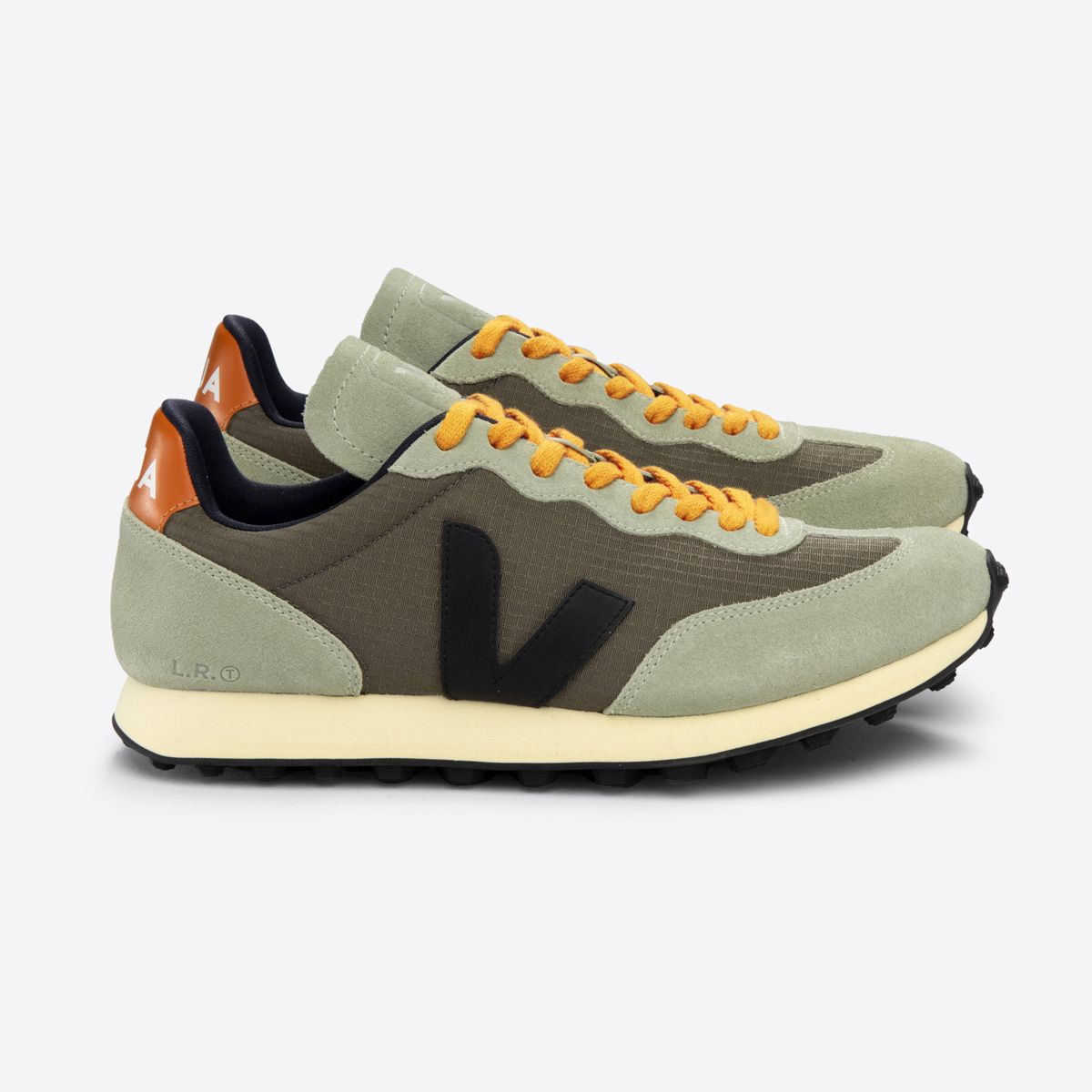 VEJA Damen Sneaker"Rio Branco Ripstop" 37 Mehrfarbig (Kaki Black)