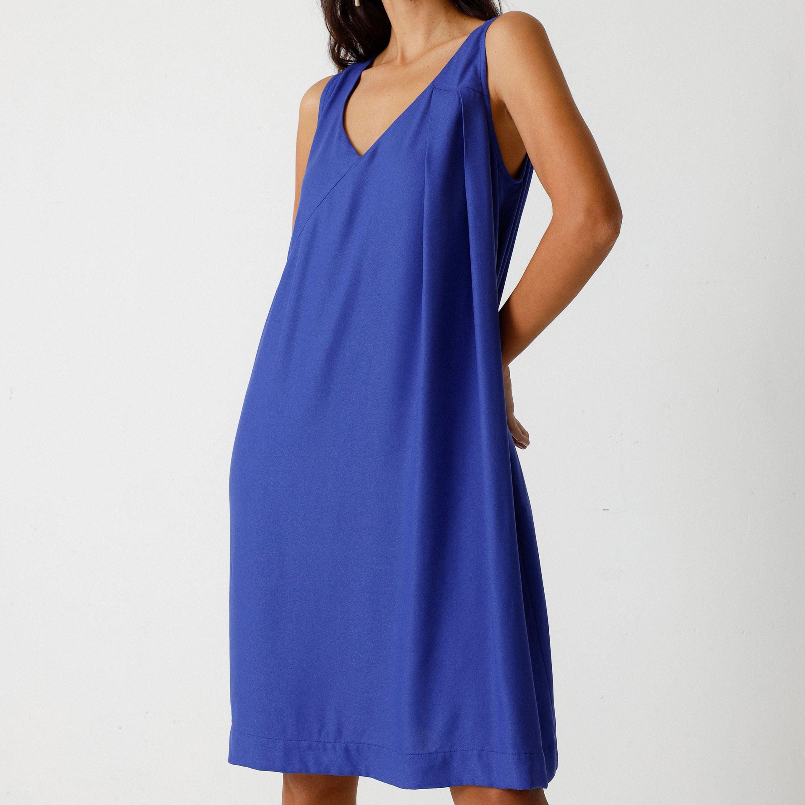 SKFK Kleid "GABONE" 38 Blau (Royal Blue)