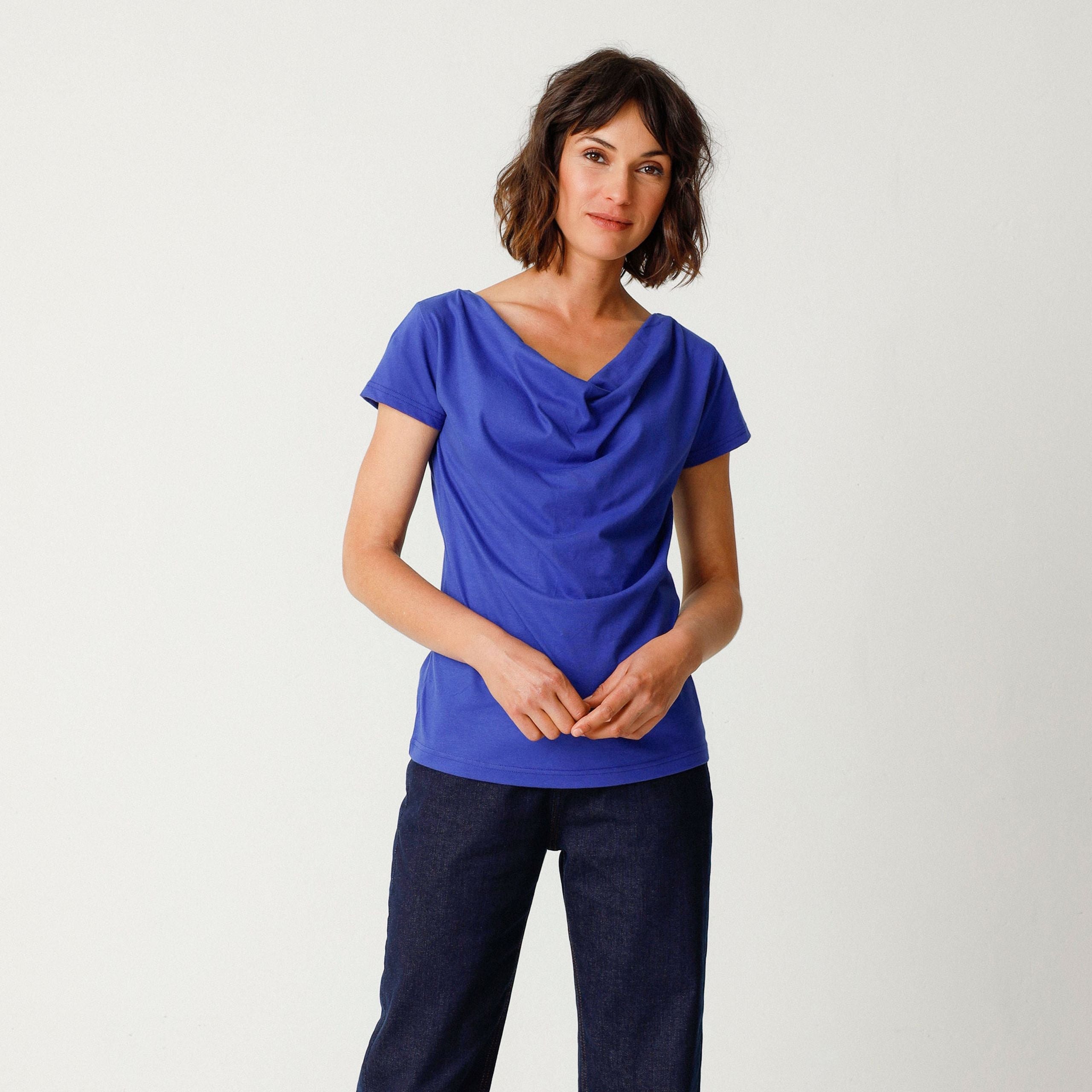 SKFK Shirt "BAT" 38 Blau (Royal Blue)