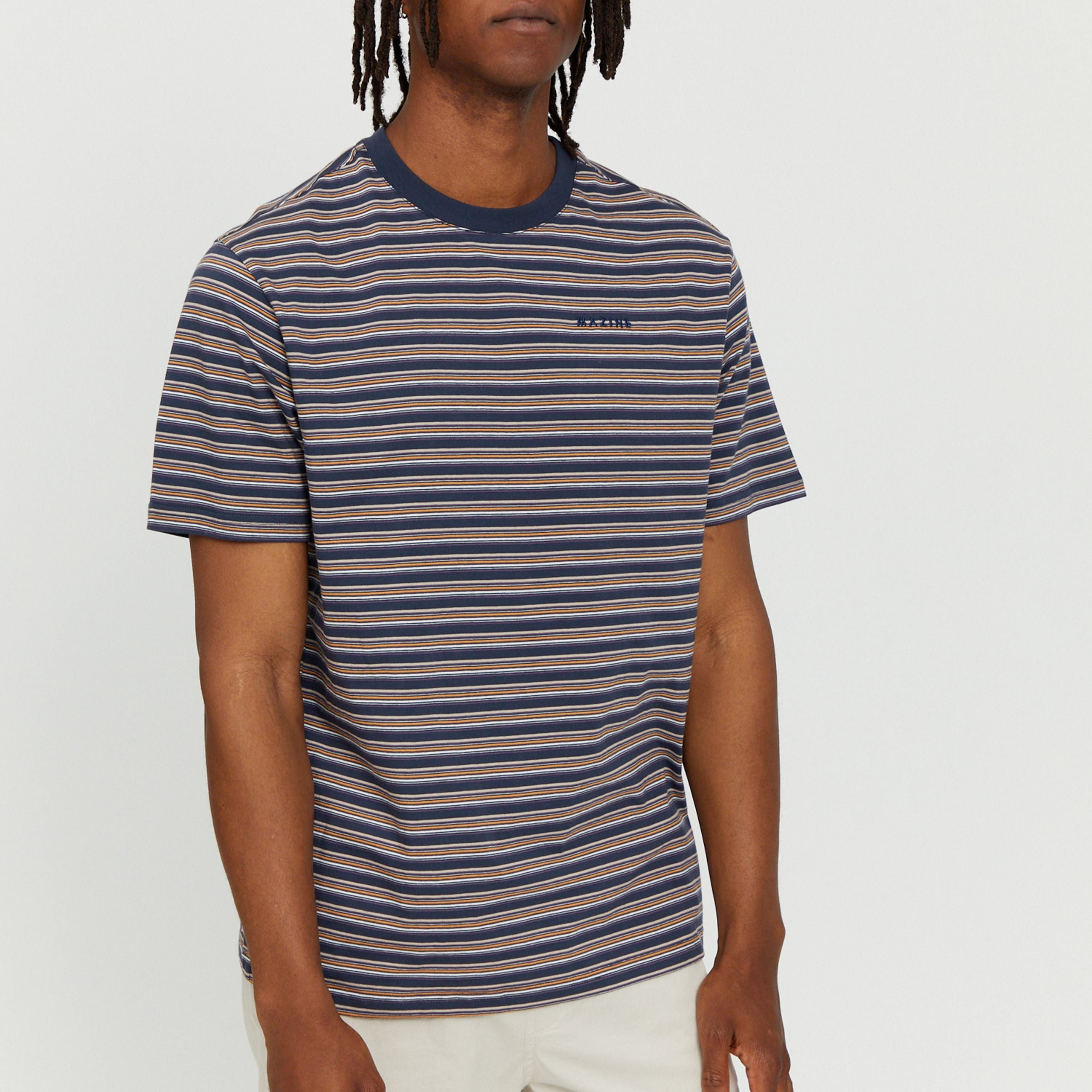 Mazine T-Shirt "Skaro" M Mehrfarbig (ink blue multicolor)