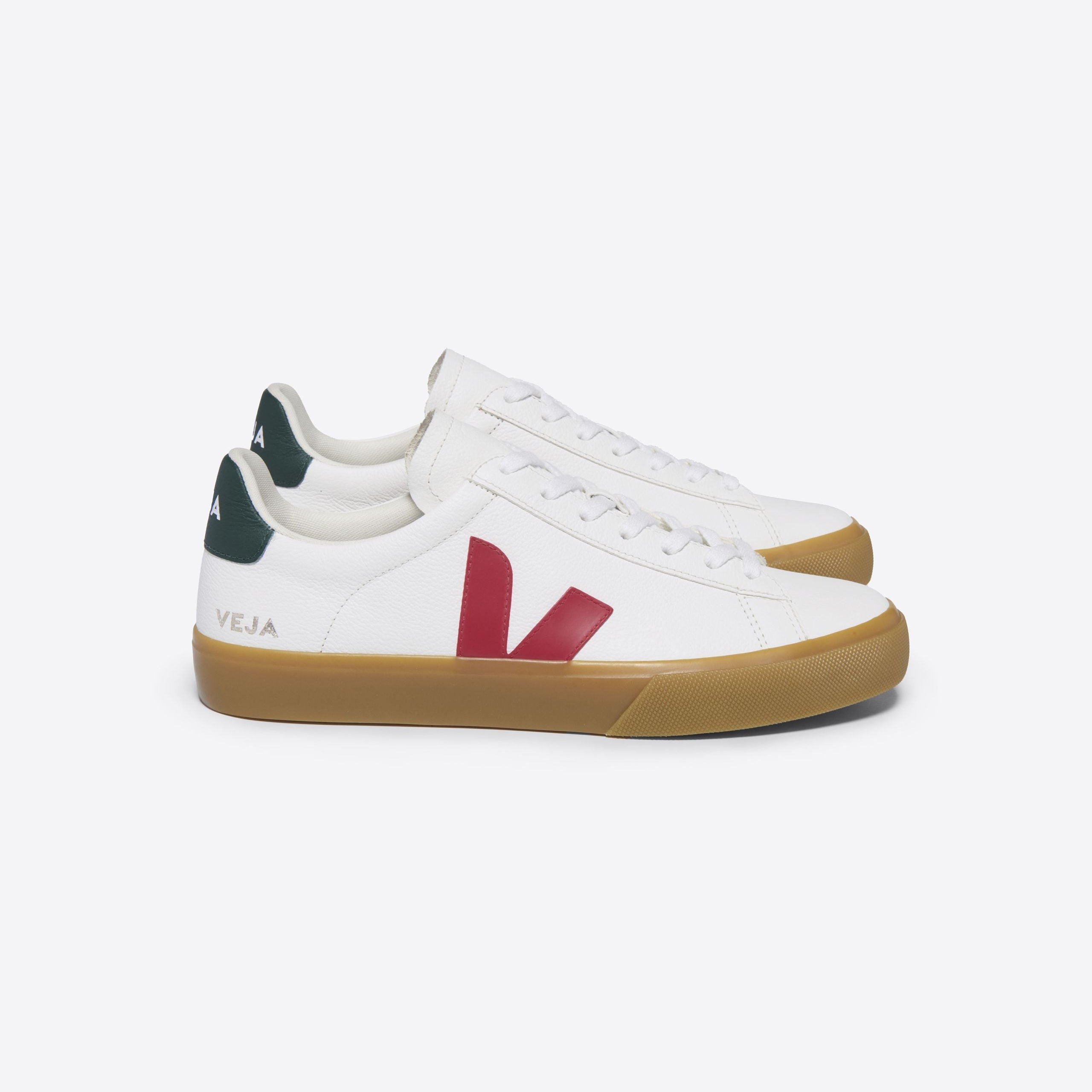 VEJA Herren Sneaker "Campo Chromefree Leather" 42 Weiß (Extra White Pekin Poker)