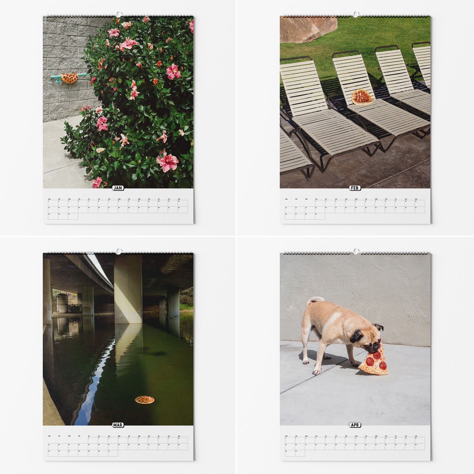 Selekkt "Pizza In The Wild" Fotokalender 2024