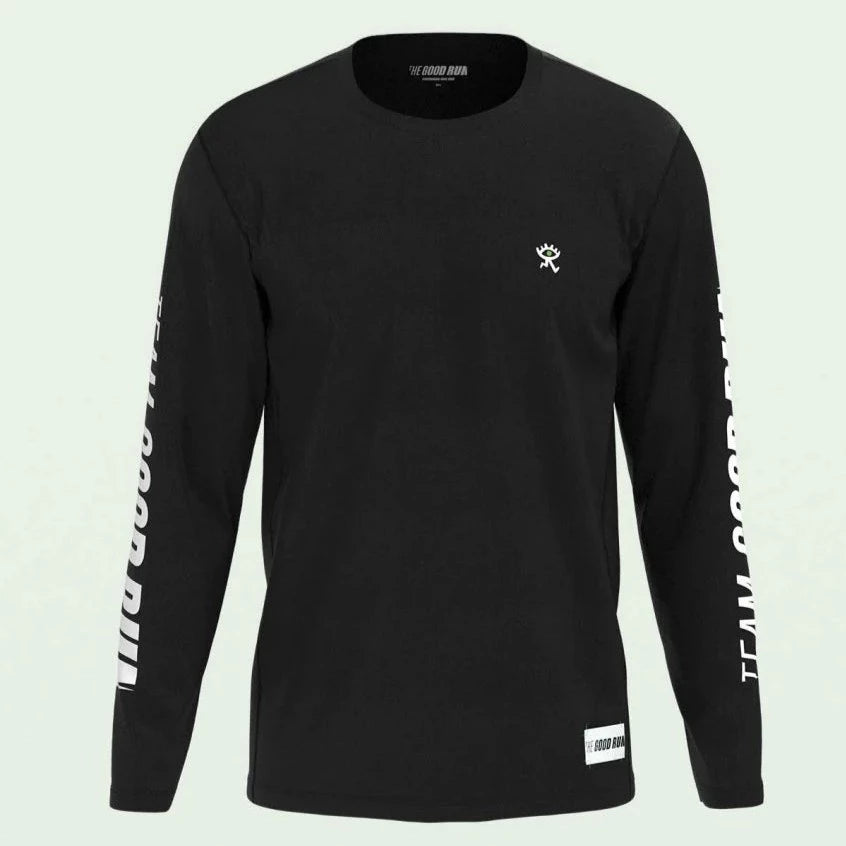 The Good Run Lauf Longsleeve "TEAM GOOD RUN" XL Black