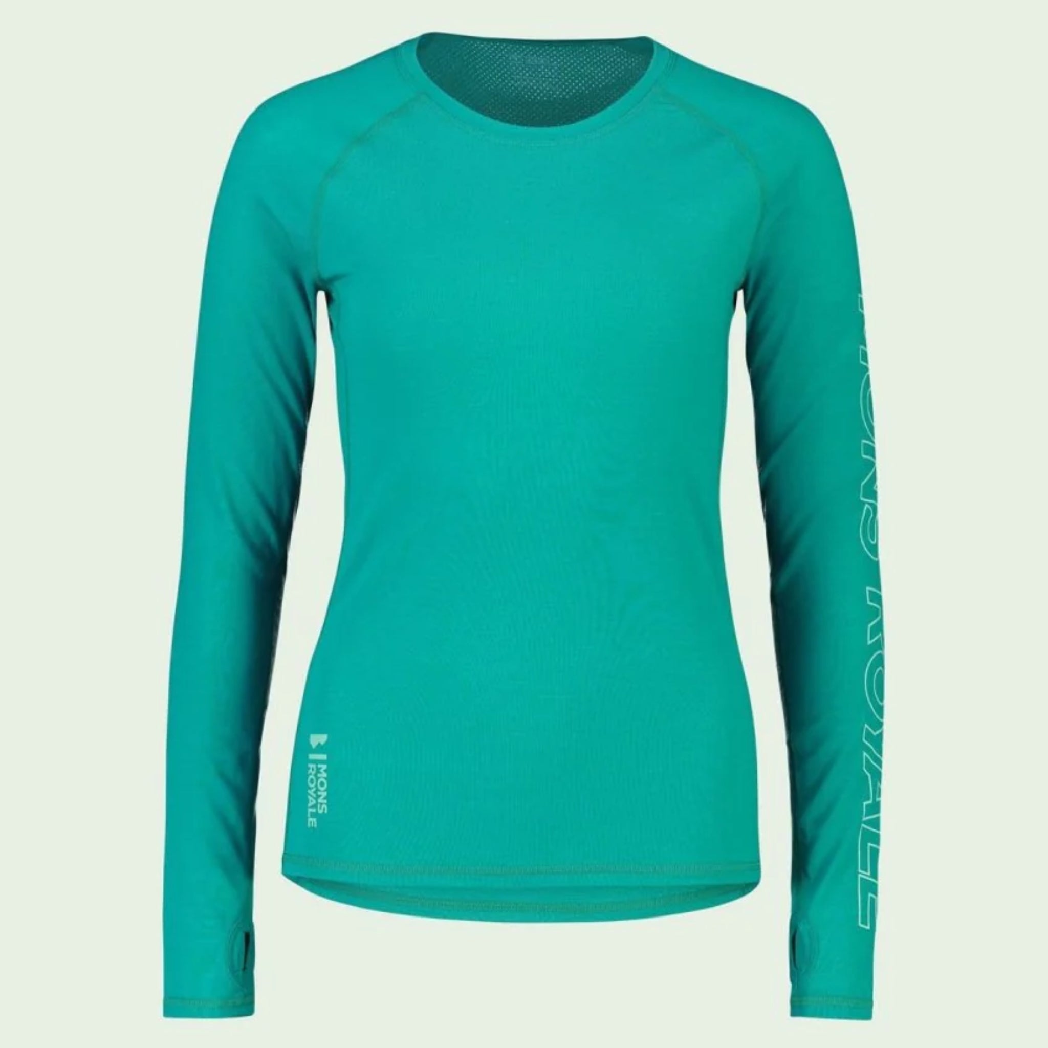 Mons Royale Sport Langarmshirt "Bella Tech" Marina