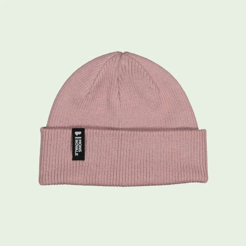 Mons Royale Beanie "McFish" Mauve