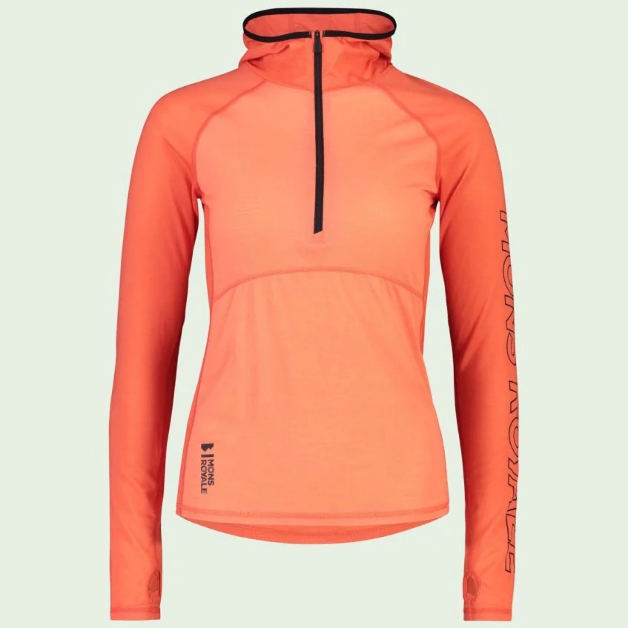 Mons Royale Sport Hoodie "Bella Tech" S High Vis