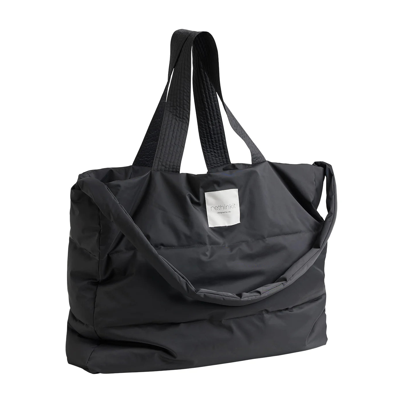 rethinkit Shopper Bag "Puffer" Onesize Almost Black