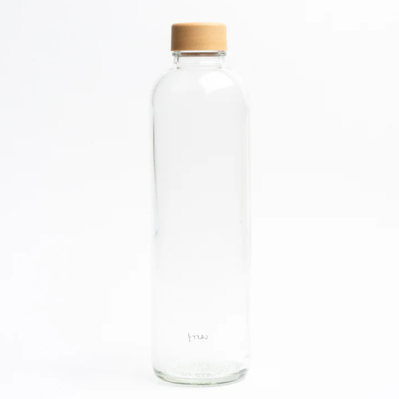 CARRY Trinkflasche aus Glas 1 l